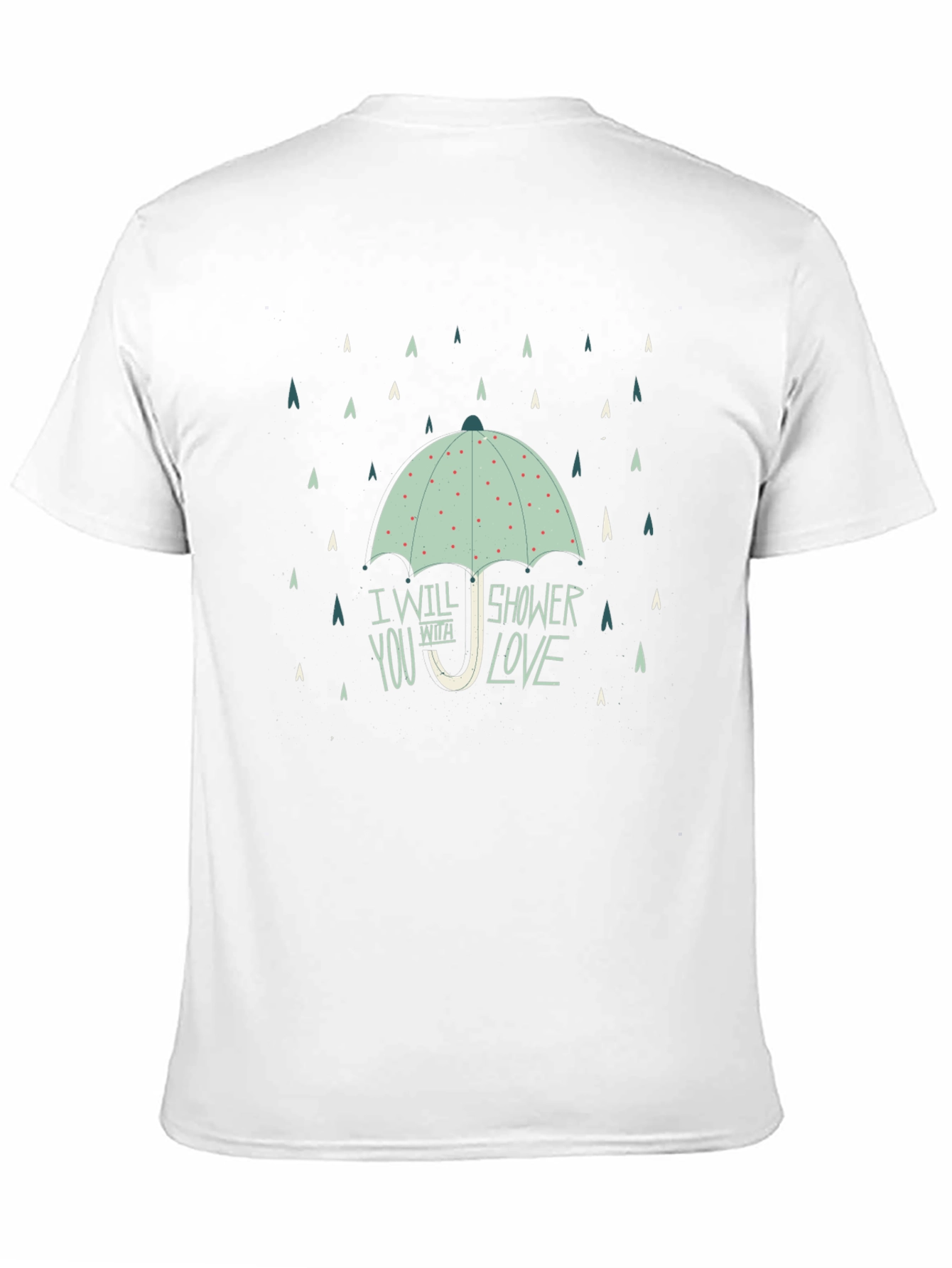 Shower With Love Graphic Tee - Black