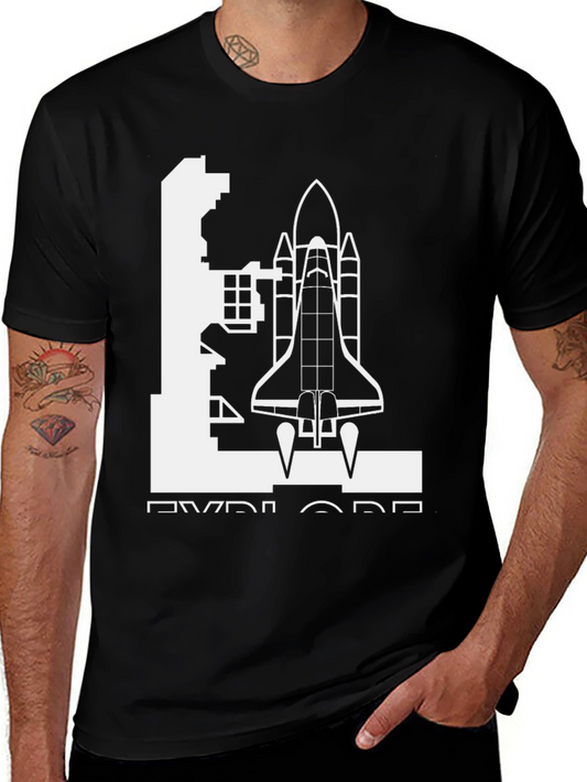 Explore Space Shuttle Graphic Tee