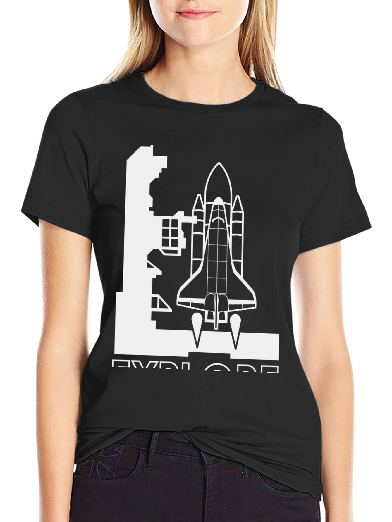 Explore Space Shuttle Graphic Tee