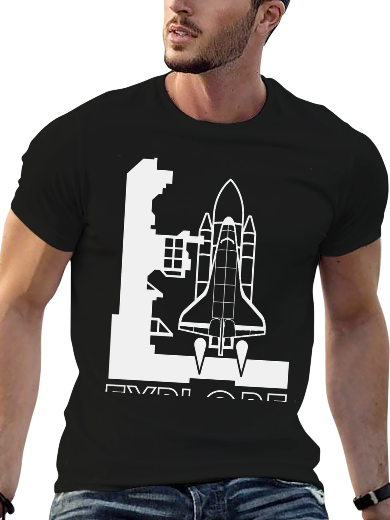 Explore Space Shuttle Graphic Tee
