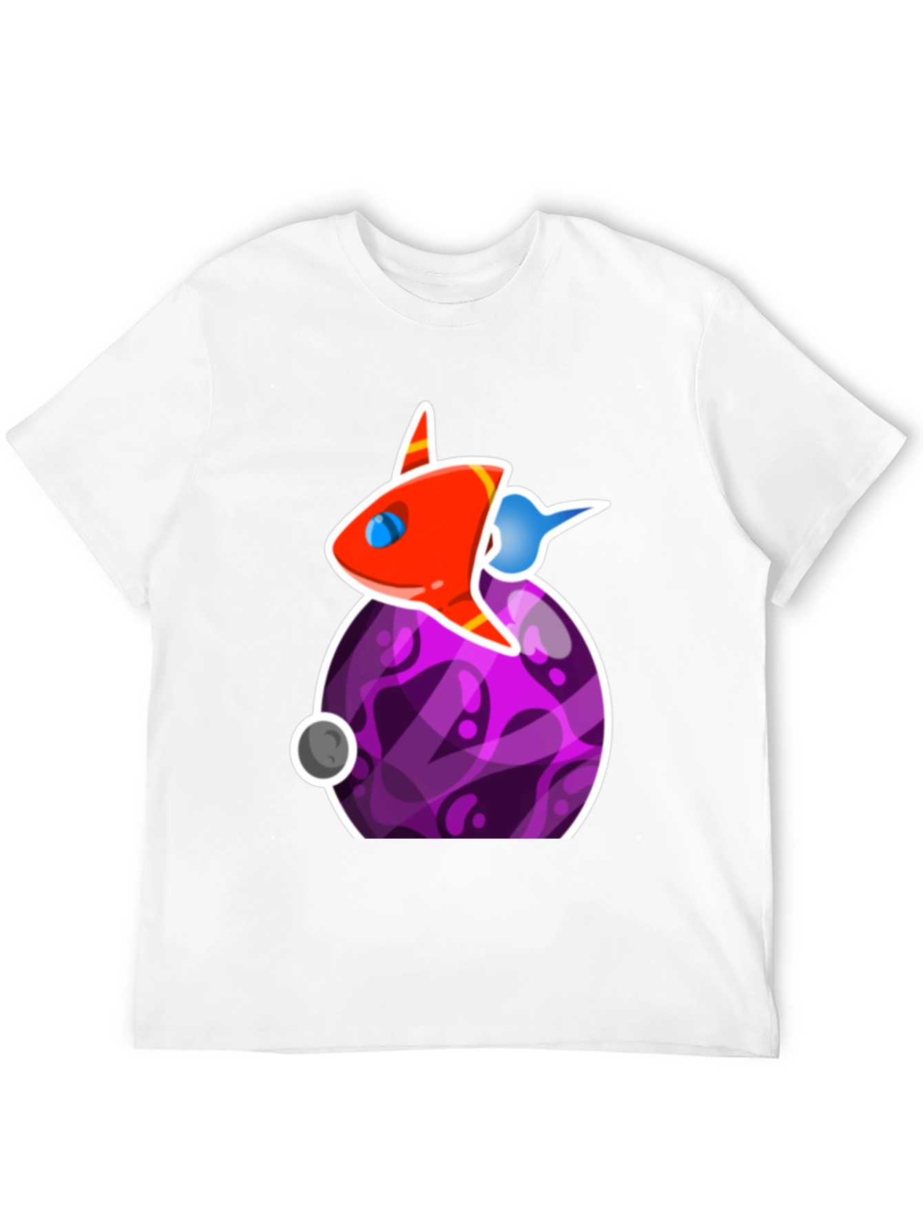 Space Rocket Graphic T-Shirt - Casual Cool