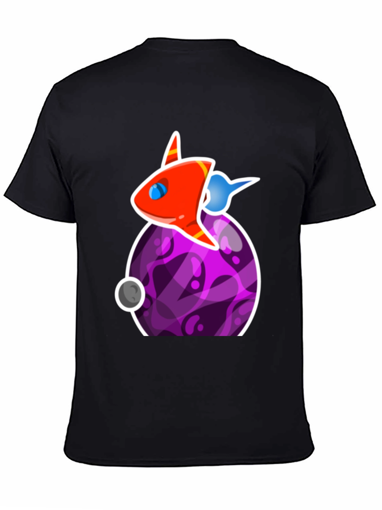 Space Rocket Graphic T-Shirt - Casual Cool