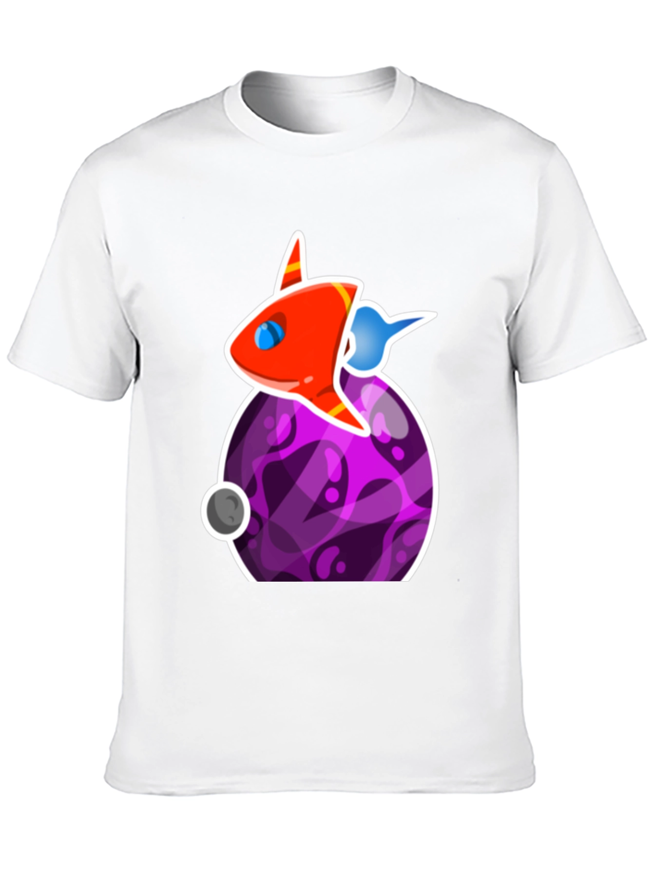 Space Rocket Graphic T-Shirt - Casual Cool