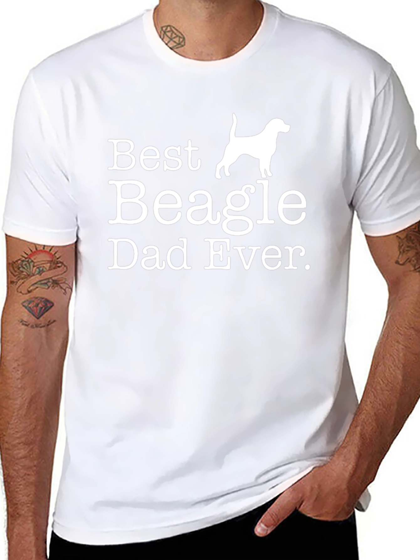 Best Beagle Dad Ever T-Shirt