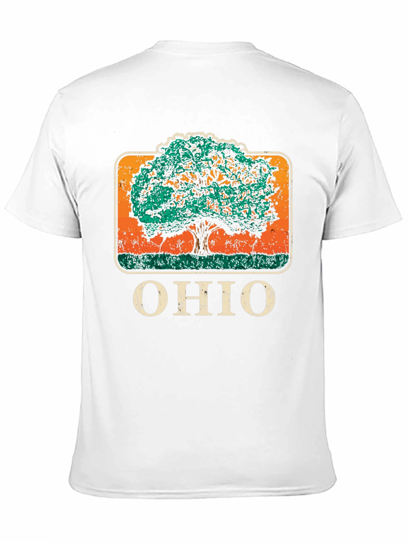 Ohio Tree Graphic T-Shirt - Black