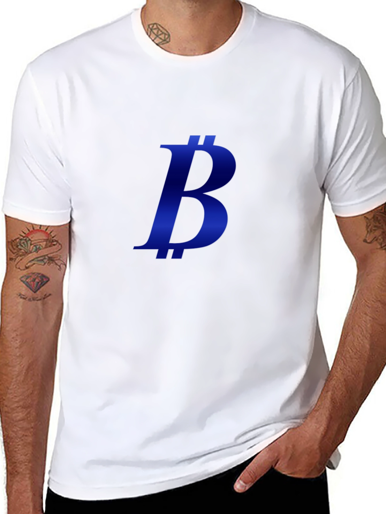 Bitcoin Logo T-Shirt - Crypto Enthusiast Style