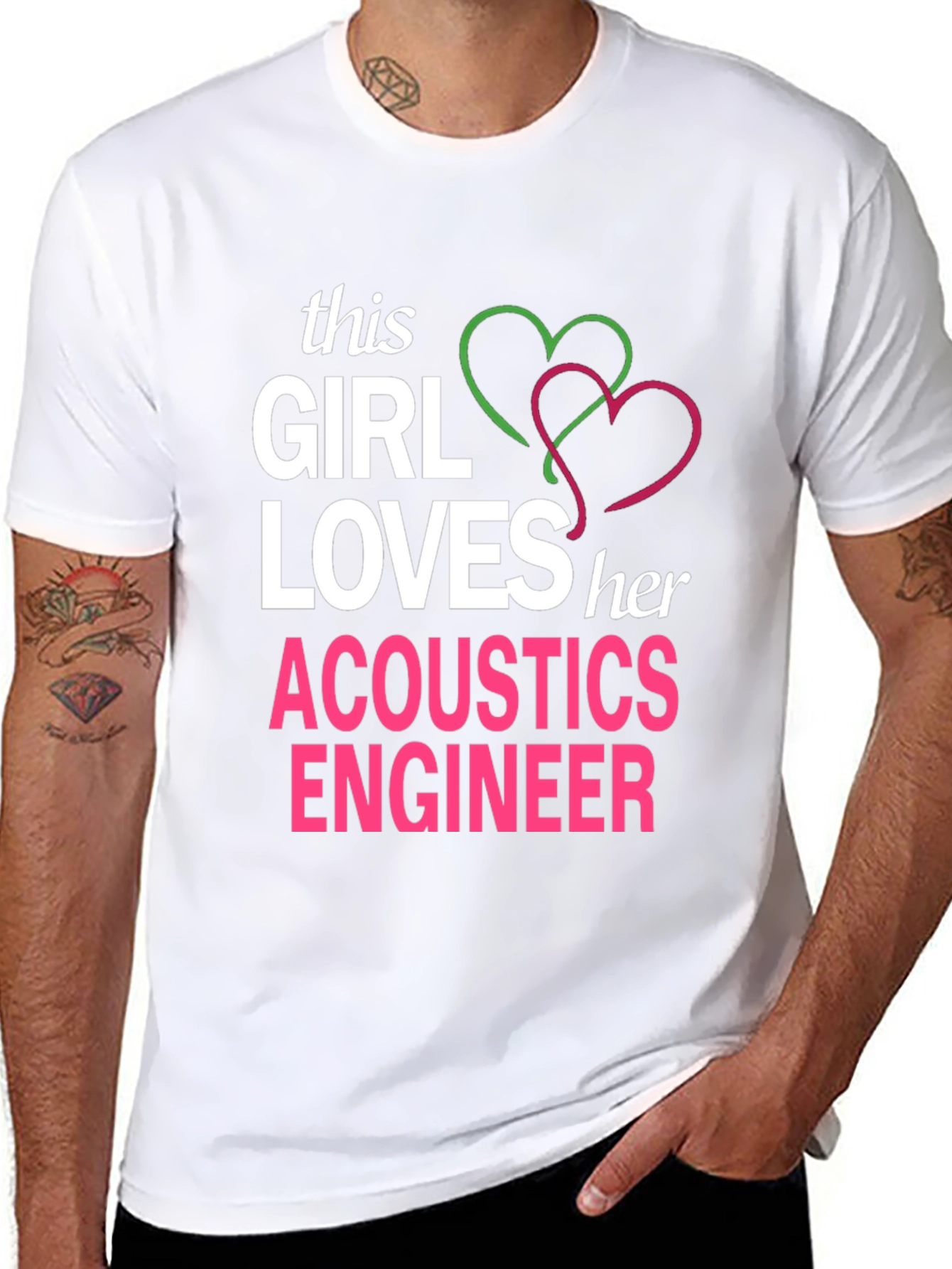 Acoustics Engineer T-Shirt - This Girl Loves Her...