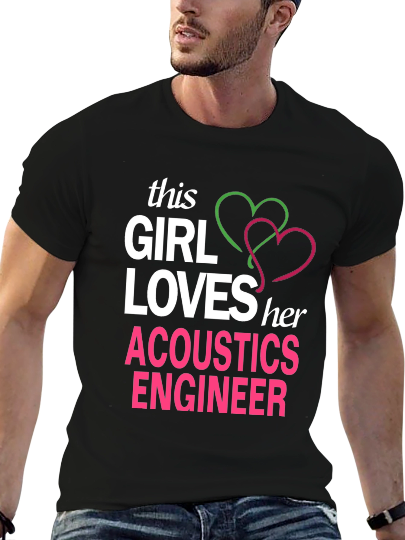 Acoustics Engineer T-Shirt - This Girl Loves Her...