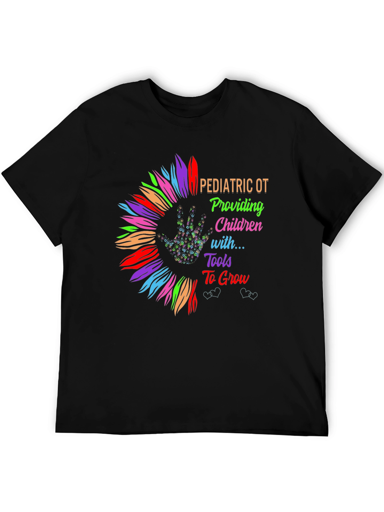 Pediatric OT Sunflower Graphic Tee - Occupational Therapy Shirt
