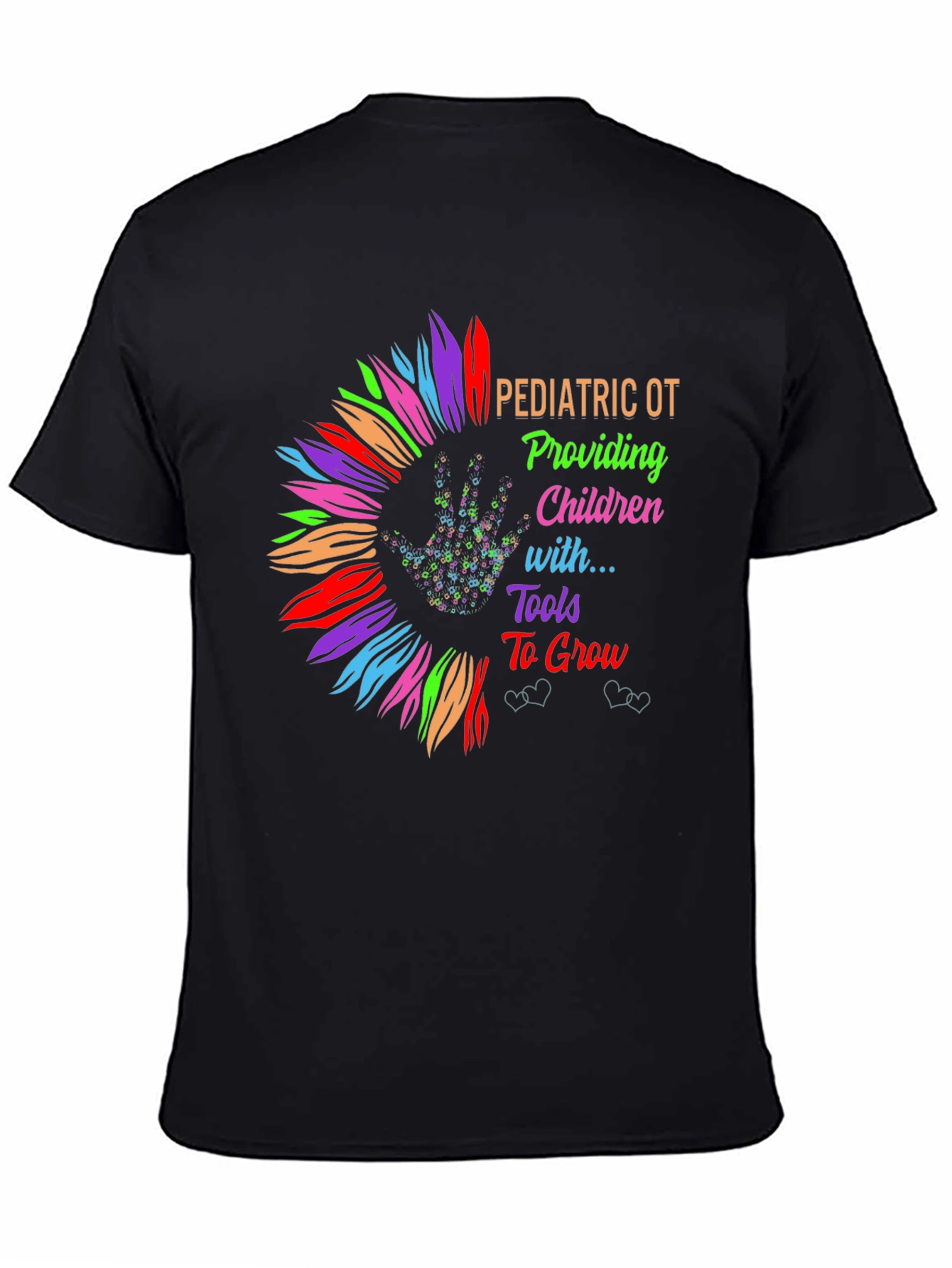 Pediatric OT Sunflower Graphic Tee - Occupational Therapy Shirt