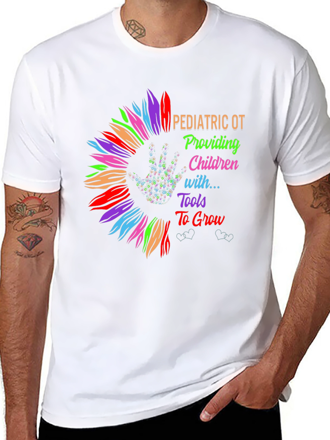 Pediatric OT Sunflower Graphic Tee - Occupational Therapy Shirt