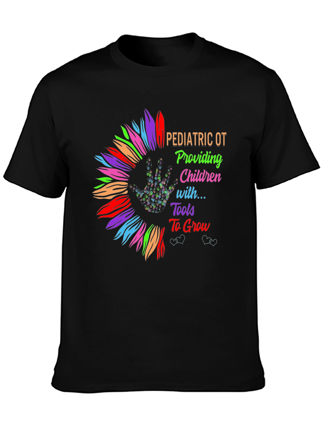 Pediatric OT Sunflower Graphic Tee - Occupational Therapy Shirt