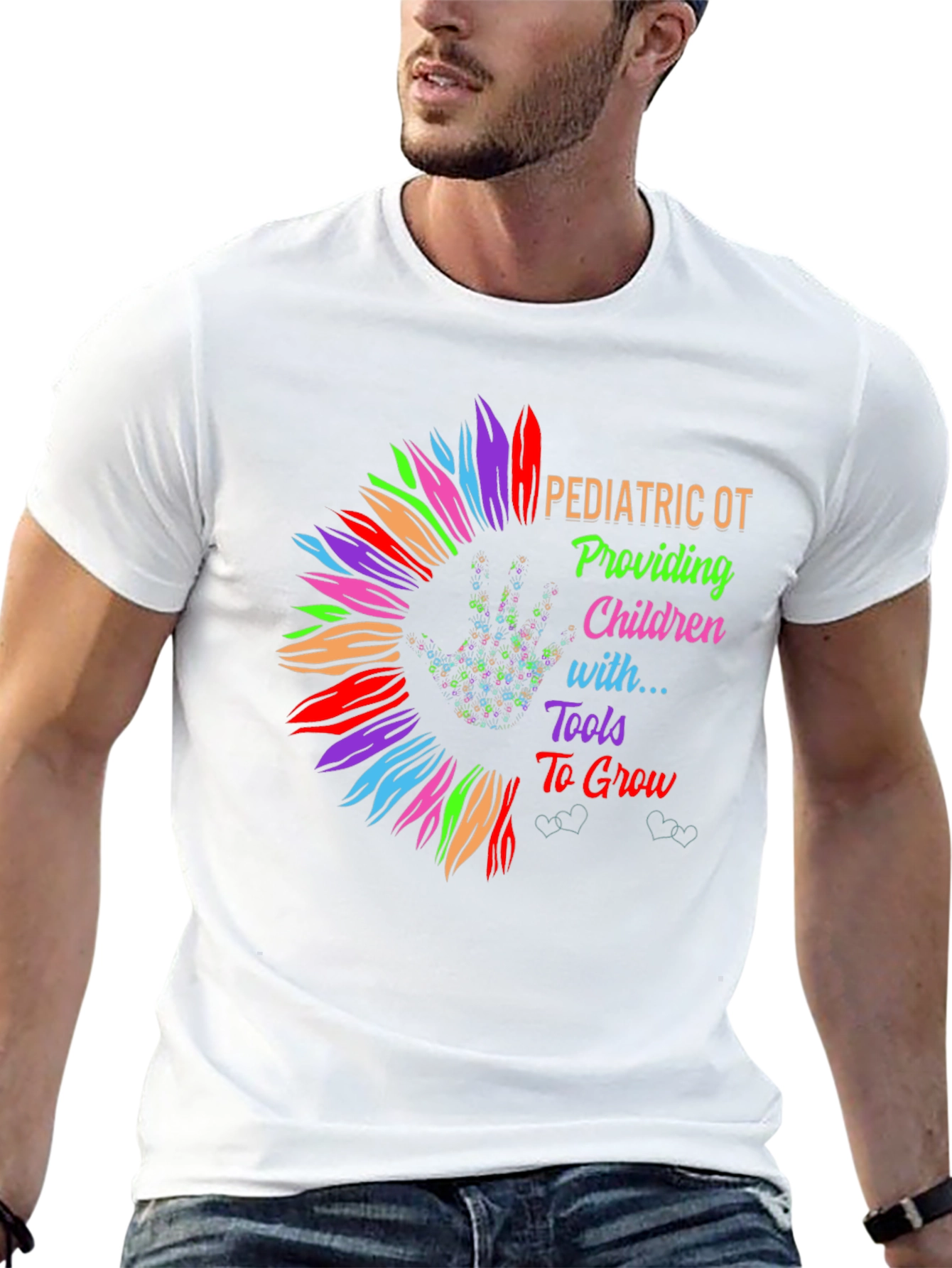 Pediatric OT Sunflower Graphic Tee - Occupational Therapy Shirt