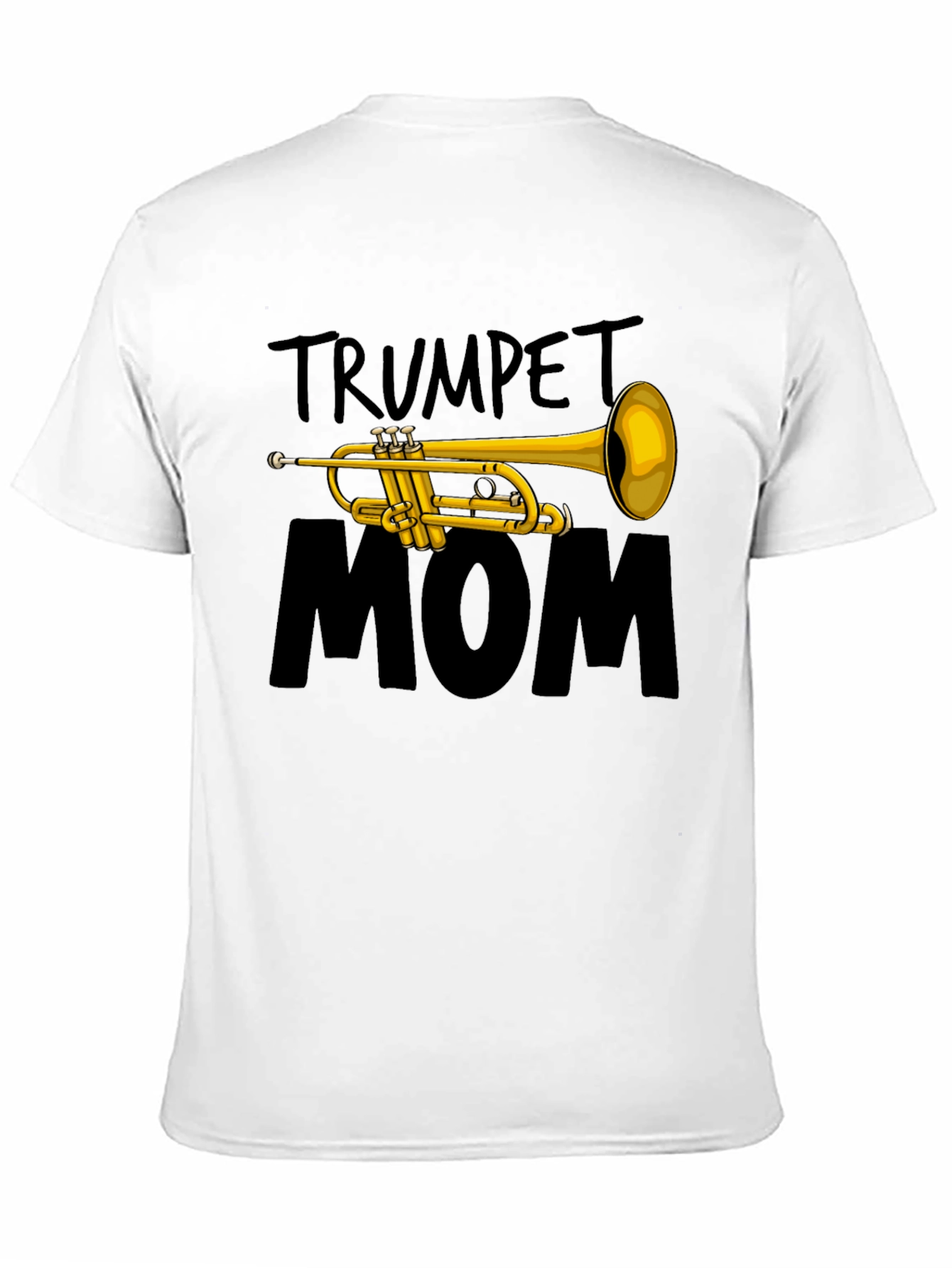 Trumpet Mom Graphic Tee - Music Lovers Shirt