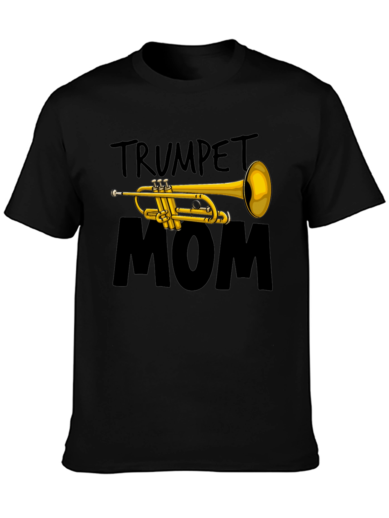Trumpet Mom Graphic Tee - Music Lovers Shirt