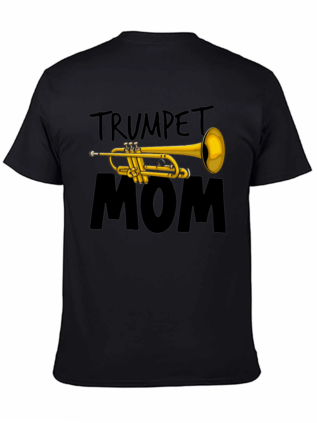 Trumpet Mom Graphic Tee - Music Lovers Shirt