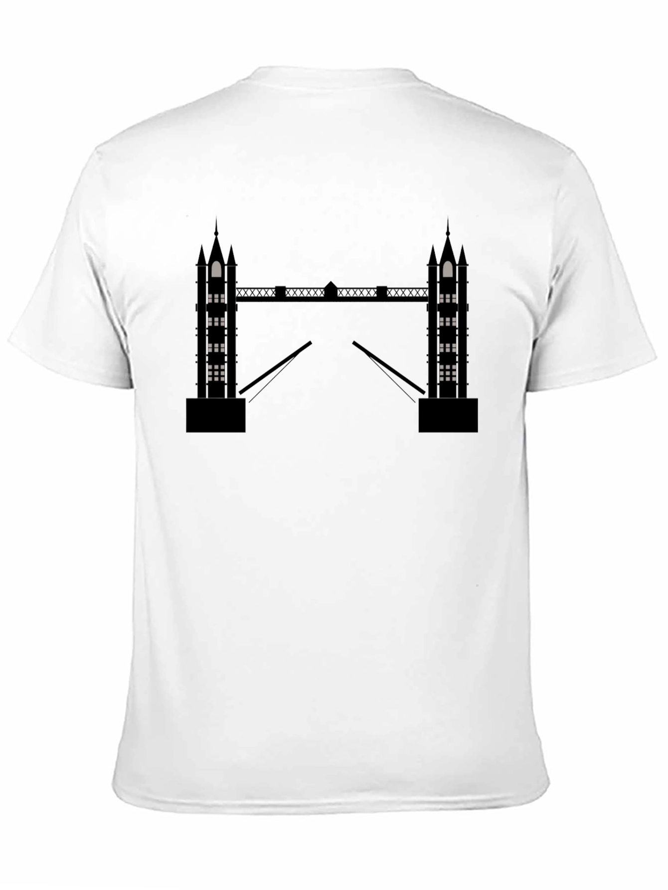 London Bridge Graphic Black T-Shirt