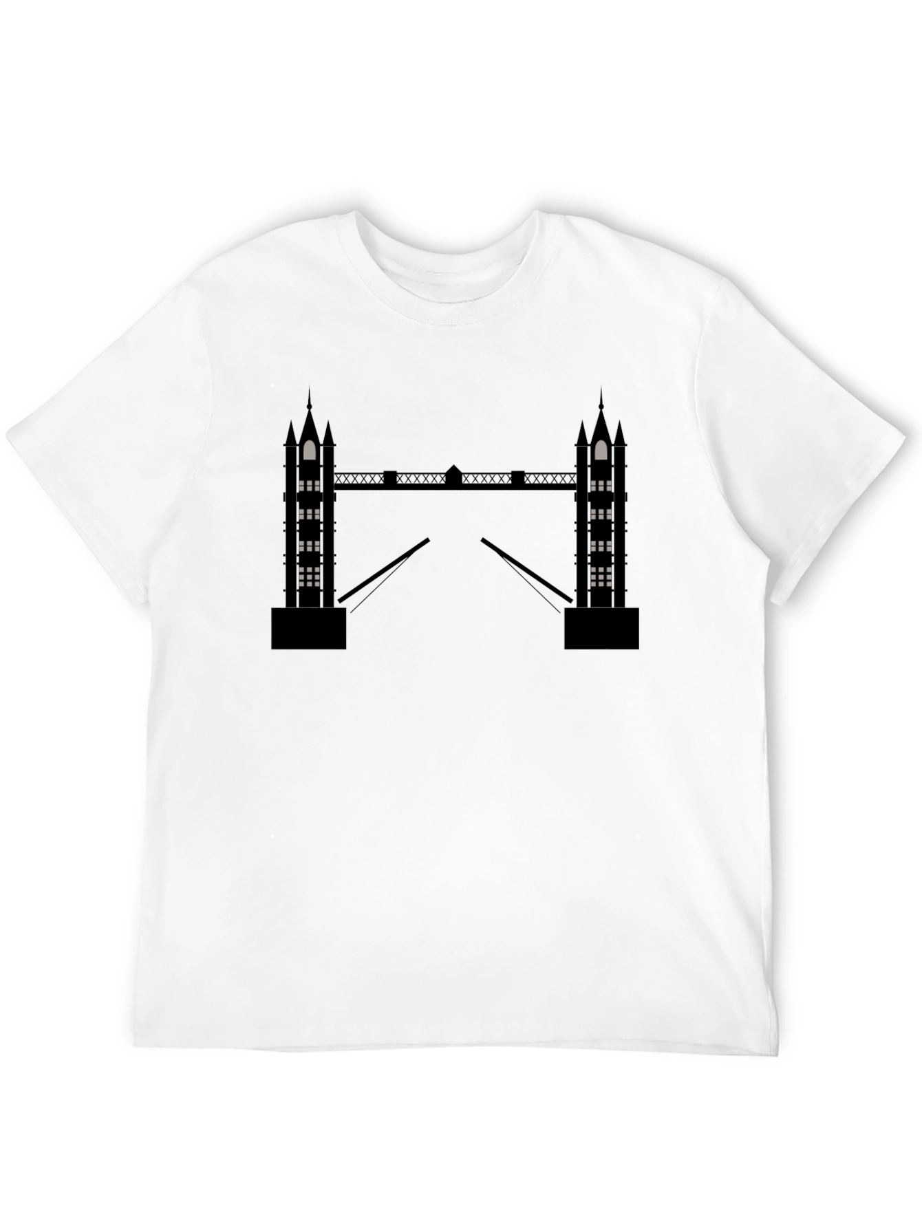 London Bridge Graphic Black T-Shirt