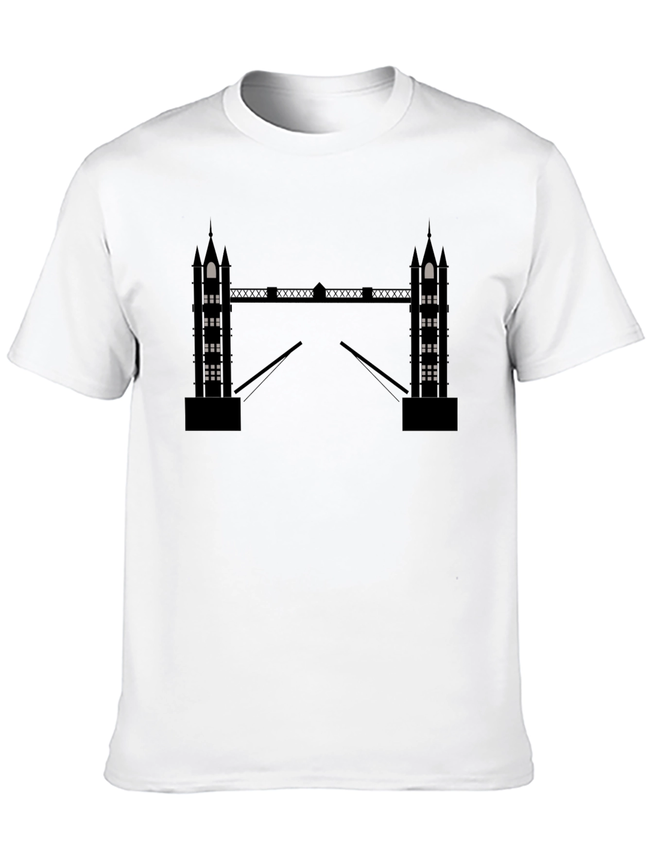 London Bridge Graphic Black T-Shirt