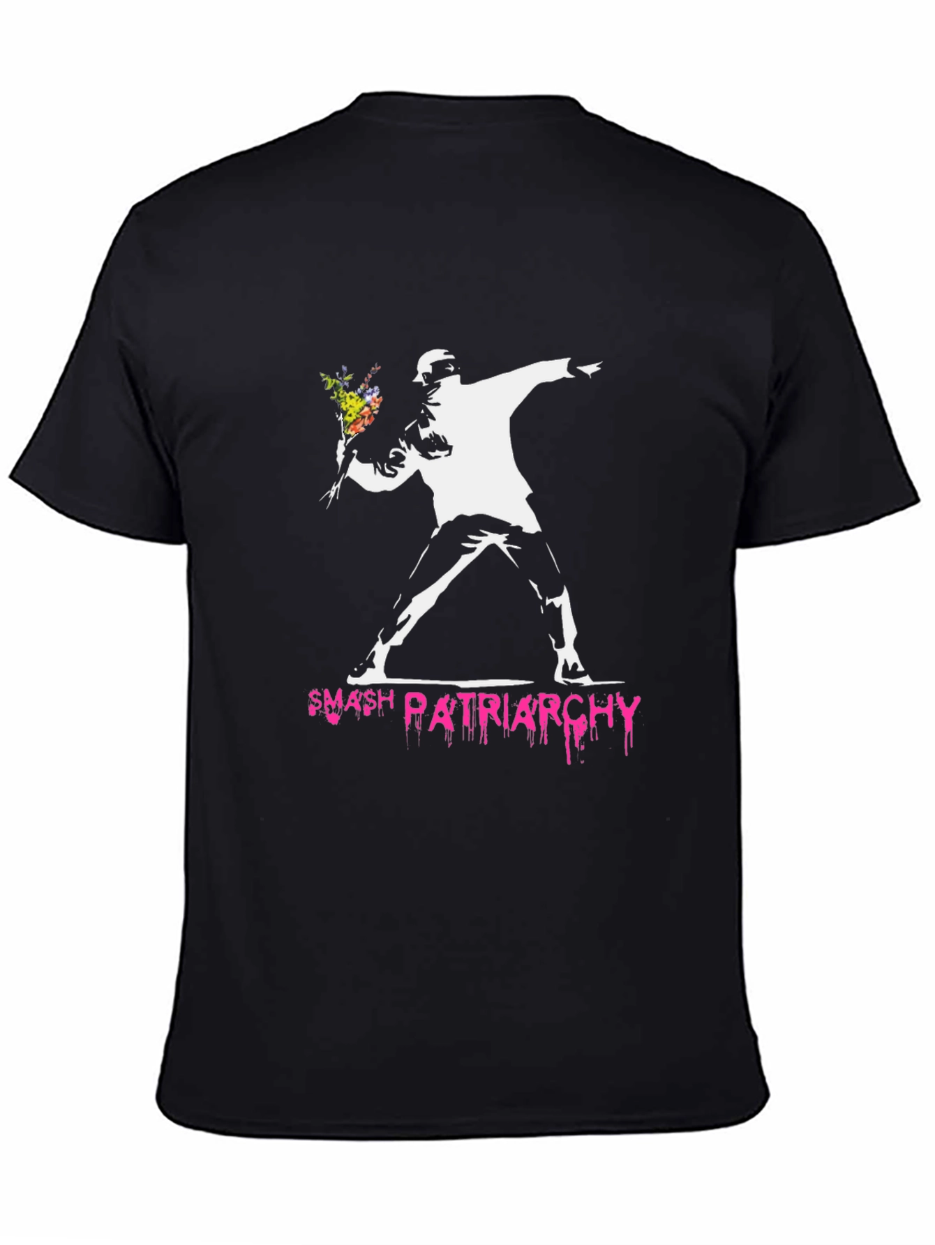 Smash Patriarchy Graphic Tee - Street Art Style