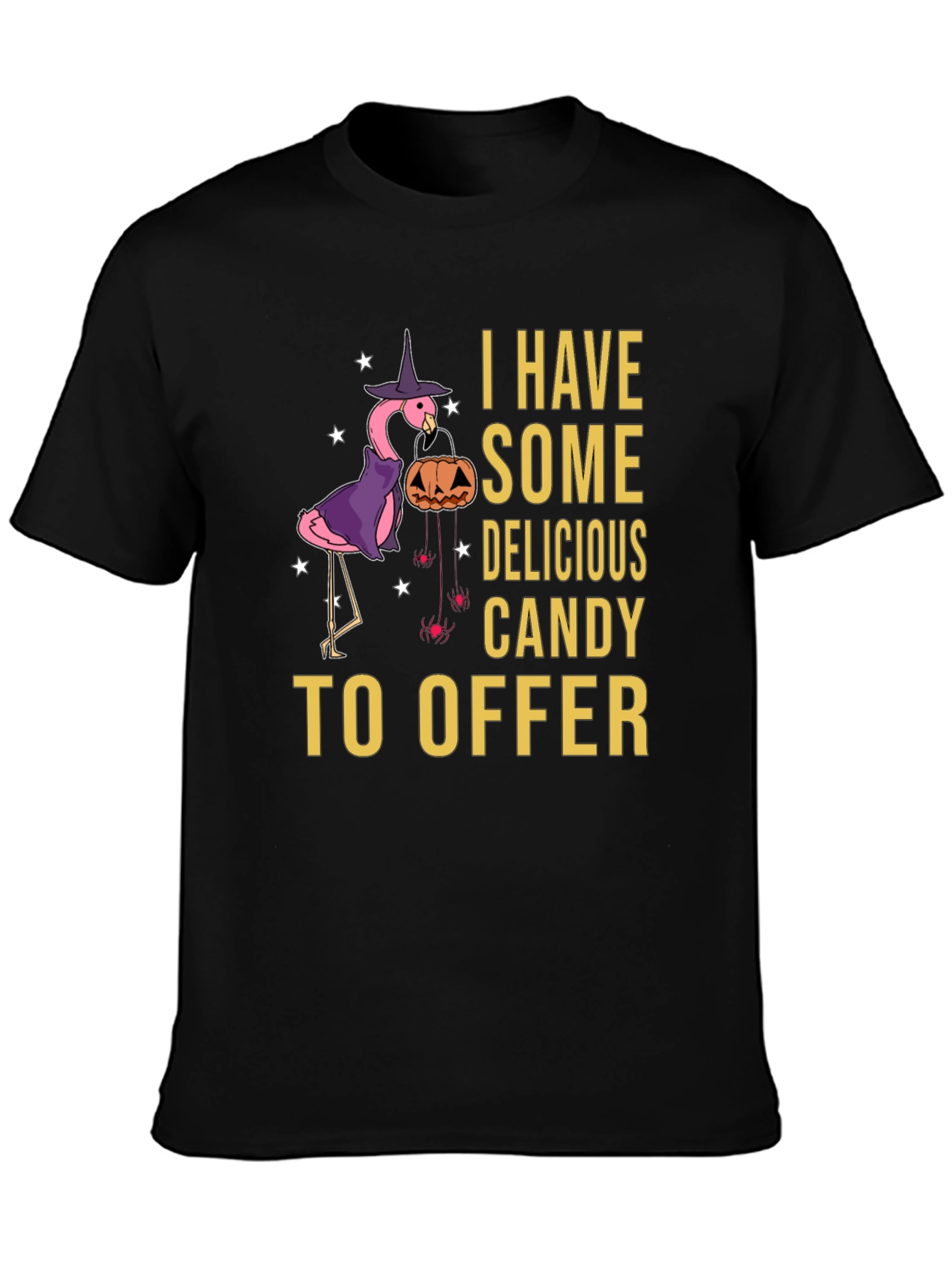 Halloween Flamingo T-Shirt: I Have Candy