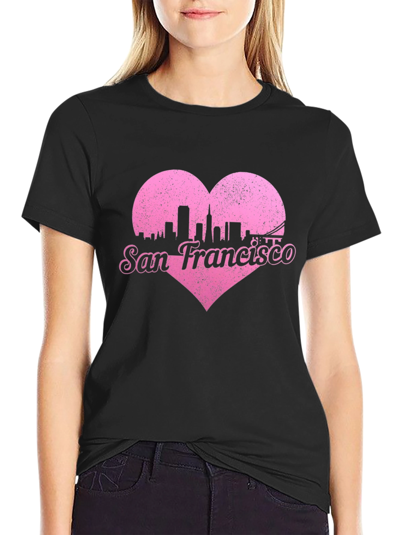 San Francisco Heart T-Shirt - City Skyline Tee