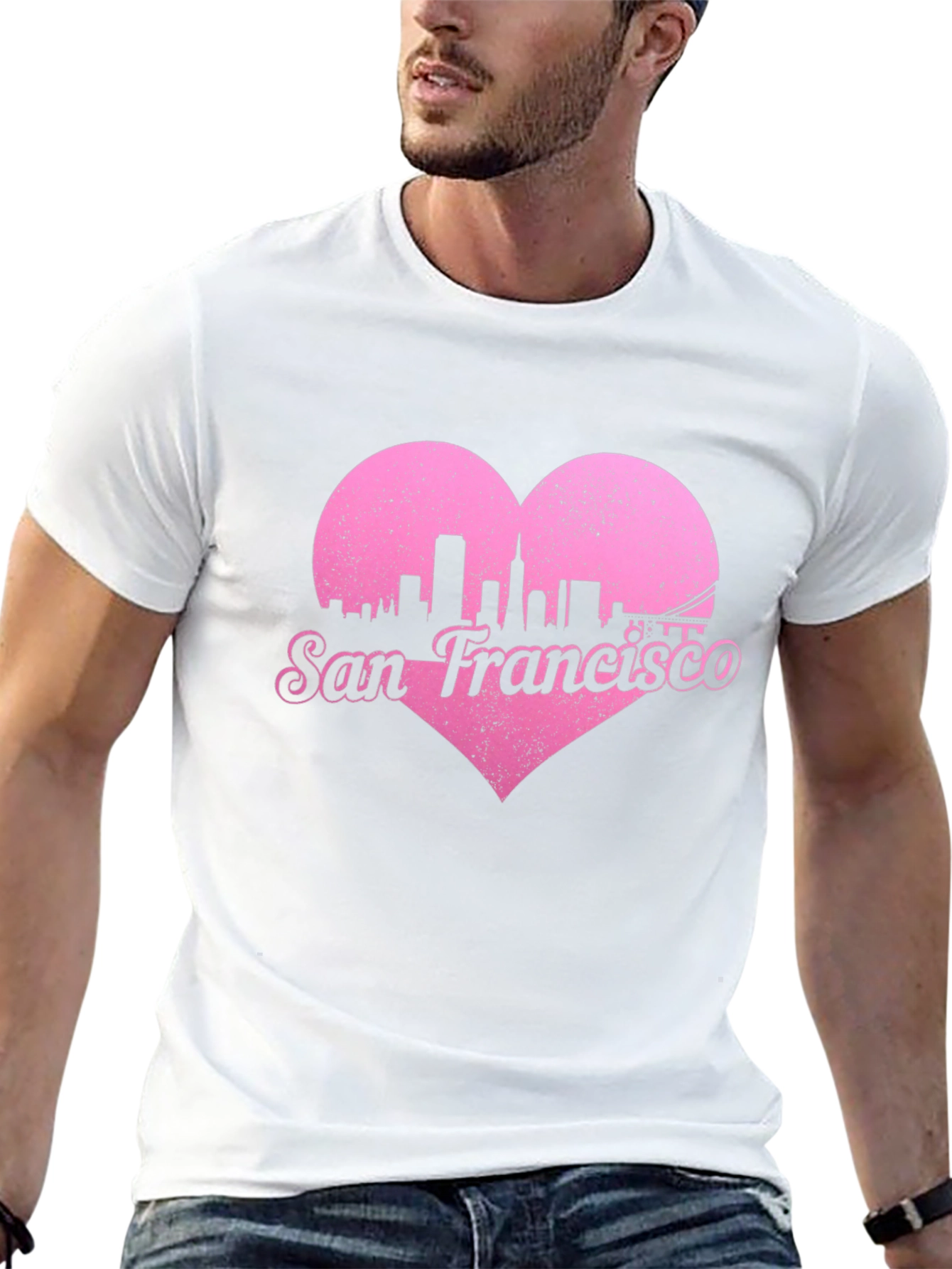 San Francisco Heart T-Shirt - City Skyline Tee