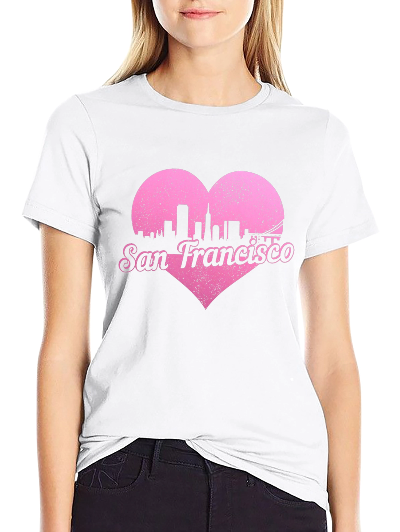 San Francisco Heart T-Shirt - City Skyline Tee