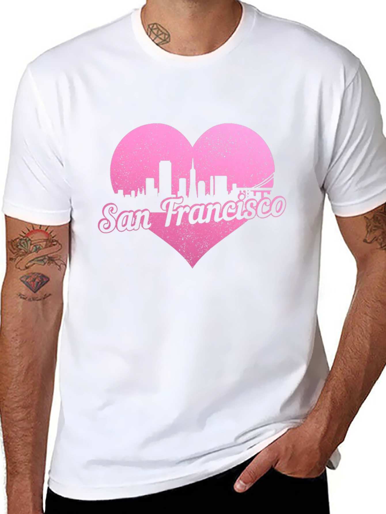 San Francisco Heart T-Shirt - City Skyline Tee