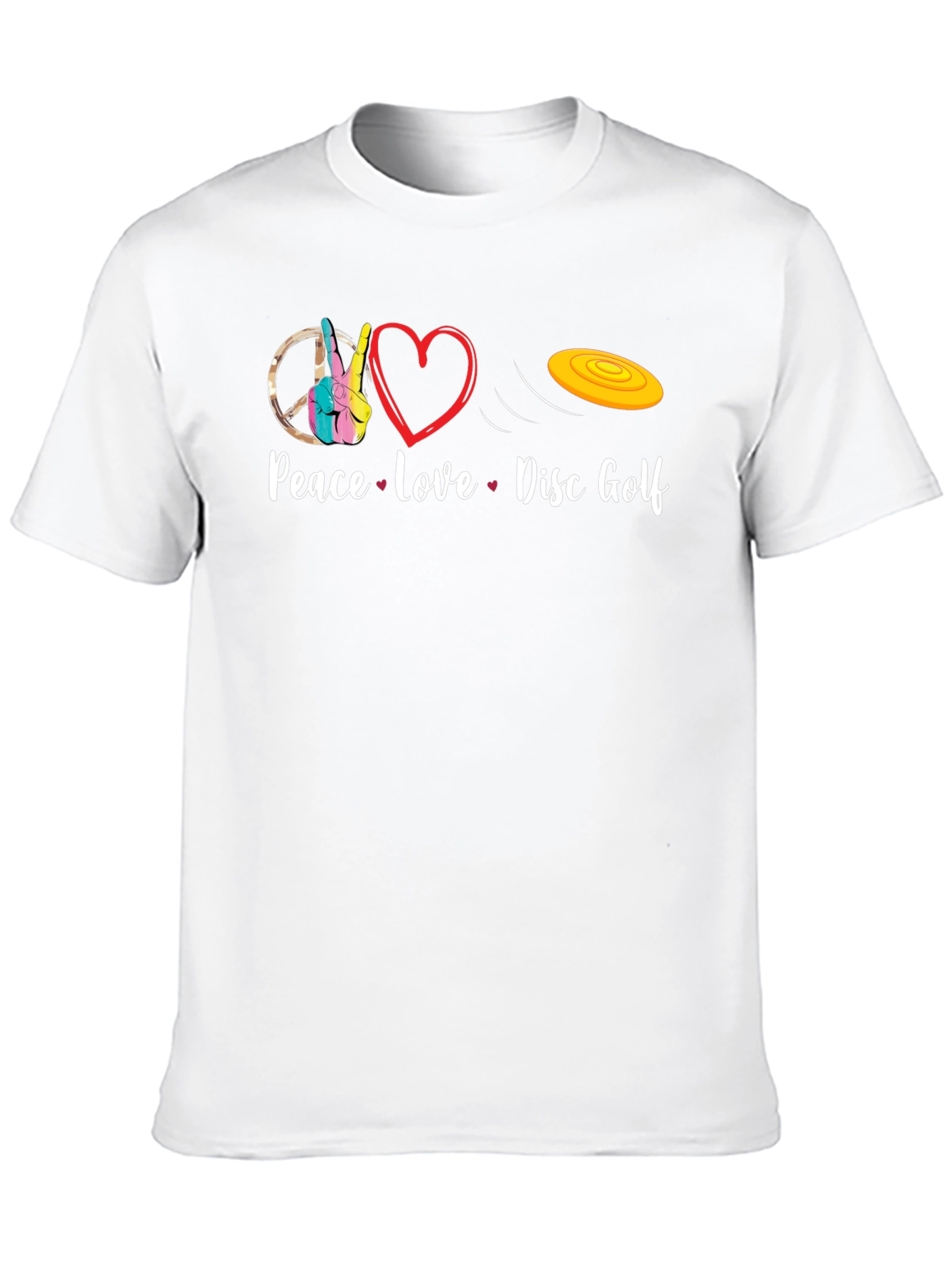 Peace Love Disc Golf T-Shirt