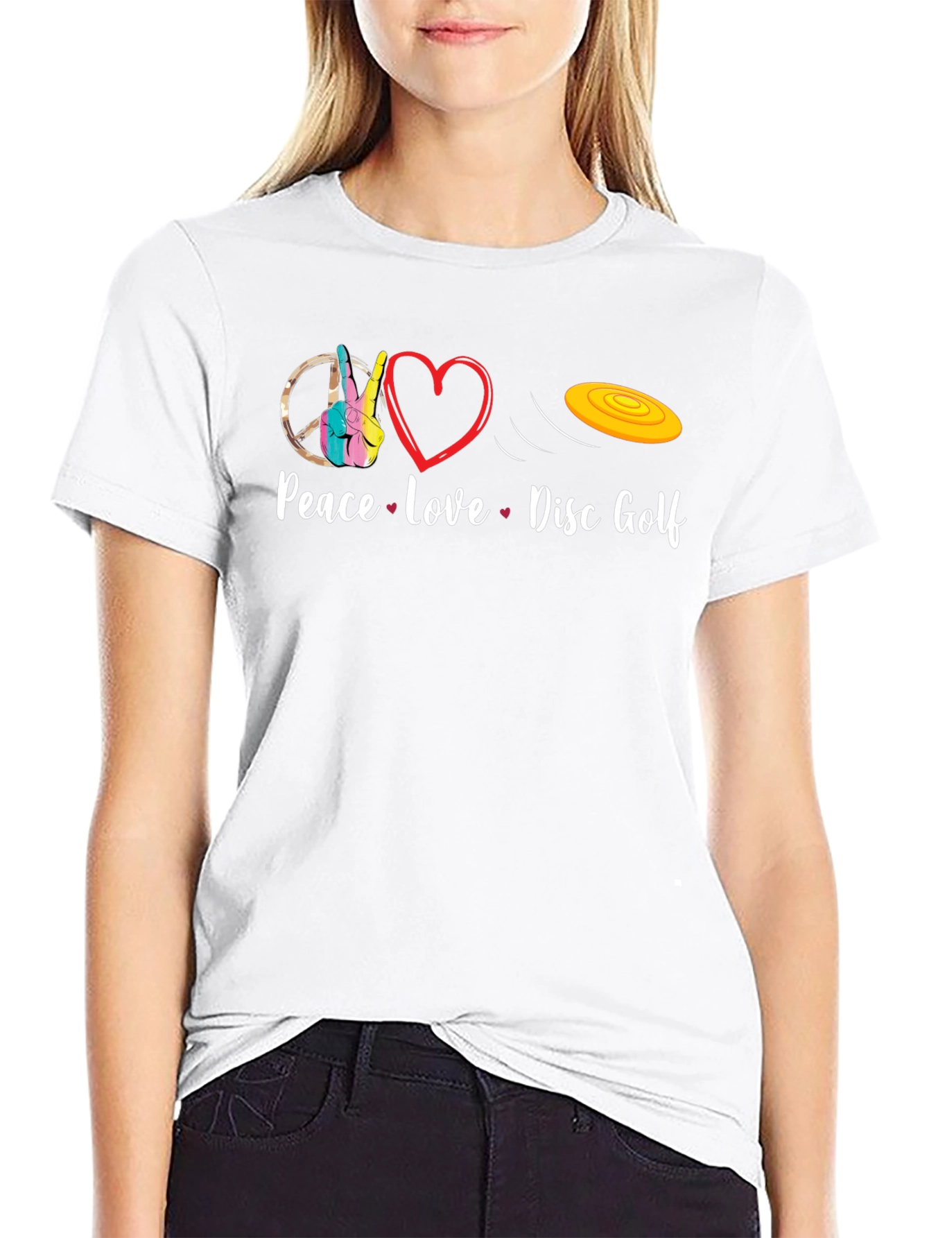 Peace Love Disc Golf T-Shirt