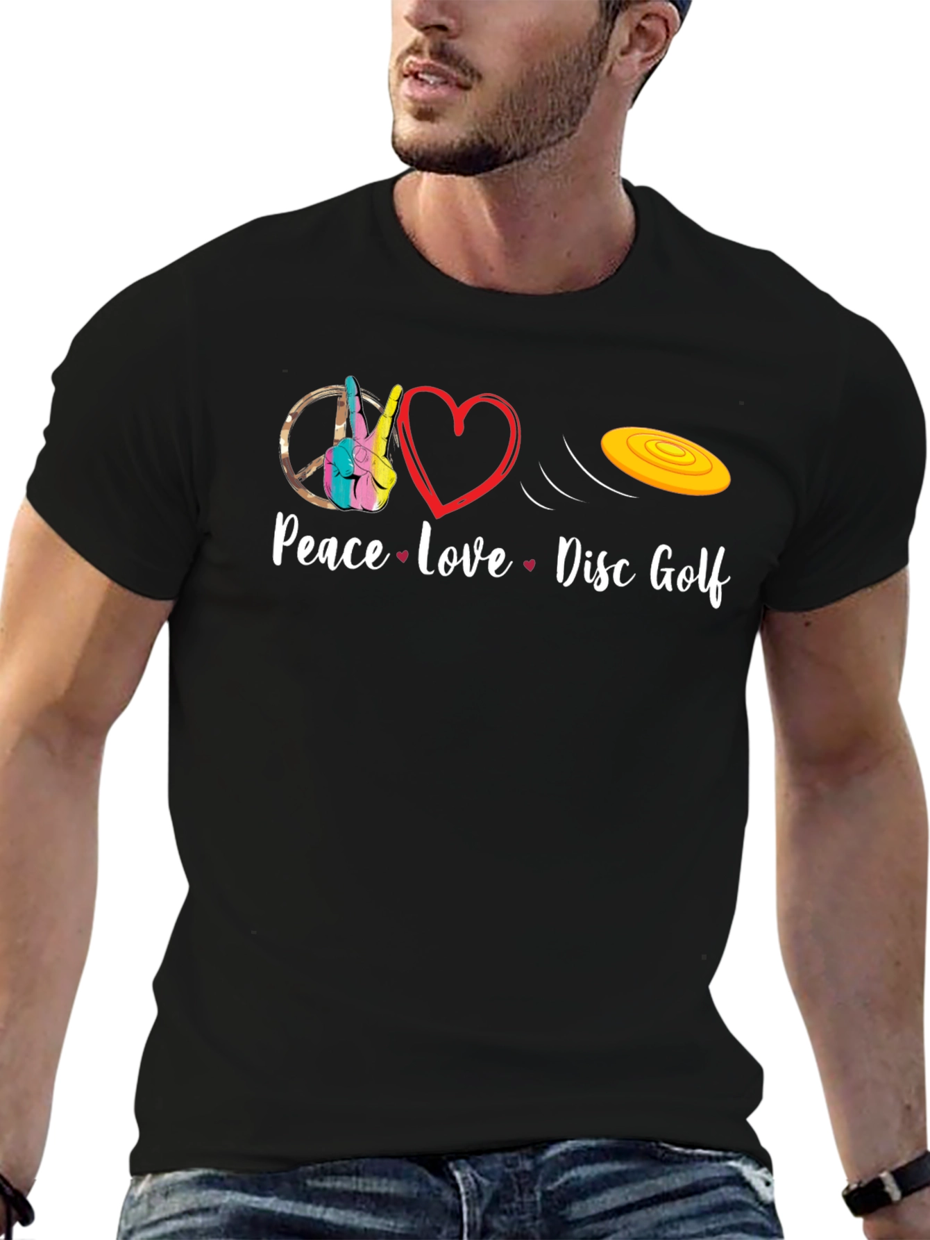 Peace Love Disc Golf T-Shirt