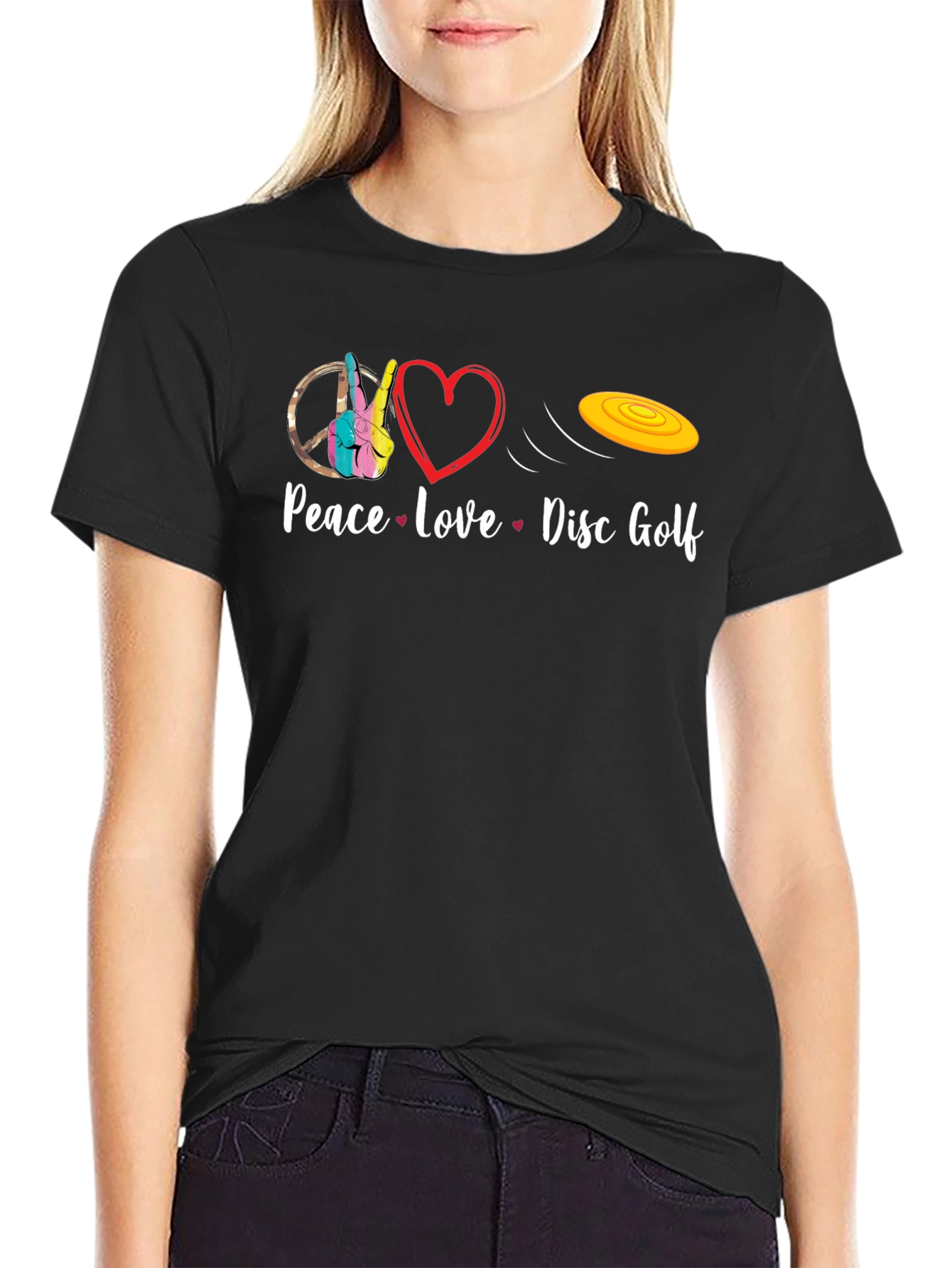 Peace Love Disc Golf T-Shirt