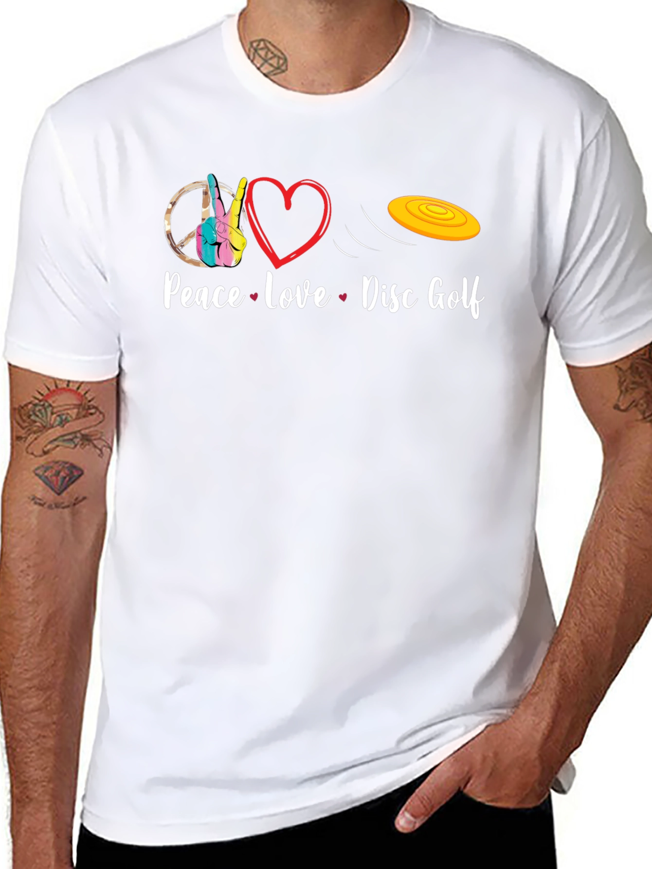 Peace Love Disc Golf T-Shirt
