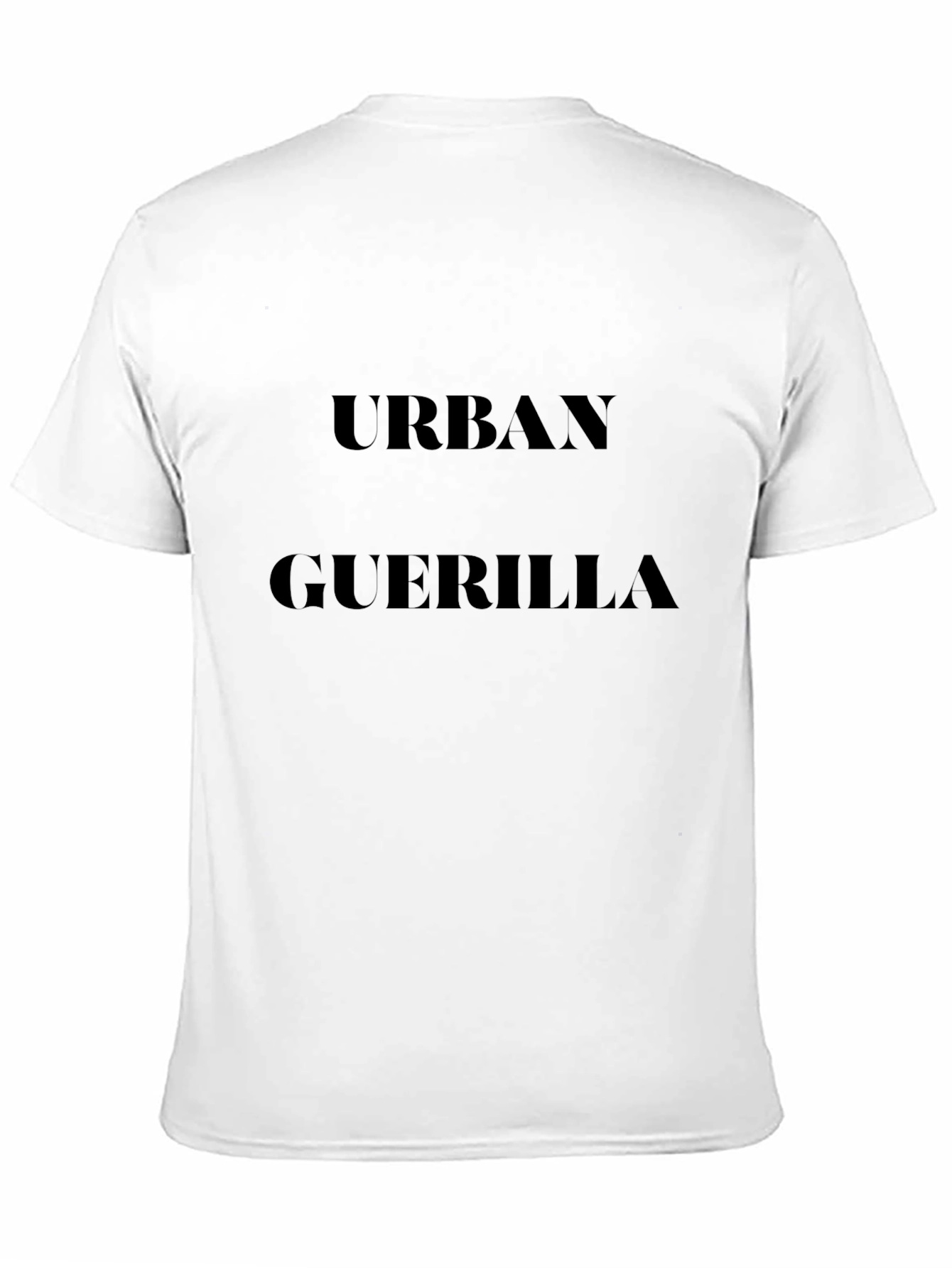 Urban Guerrilla Black Graphic Tee