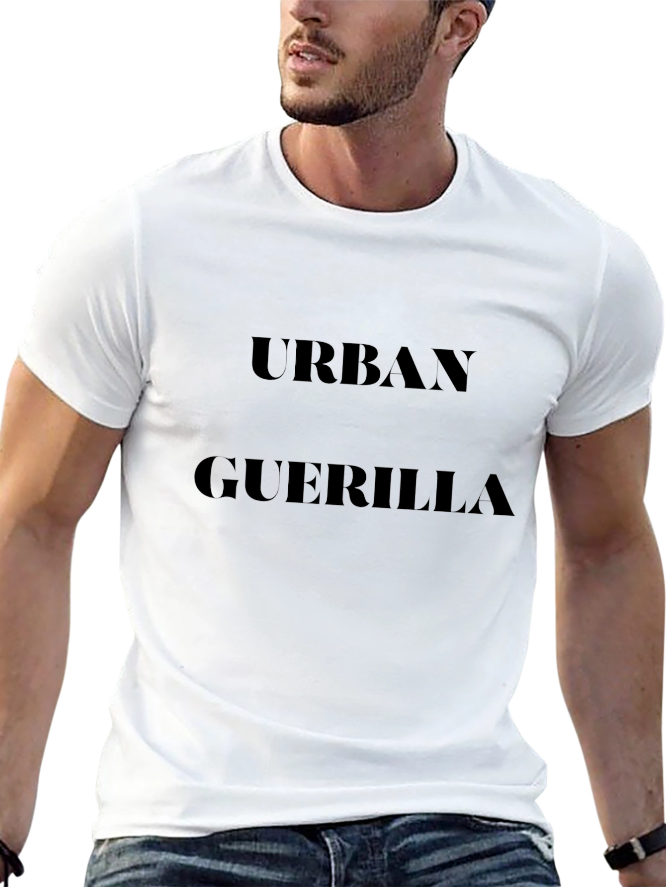 Urban Guerrilla Black Graphic Tee