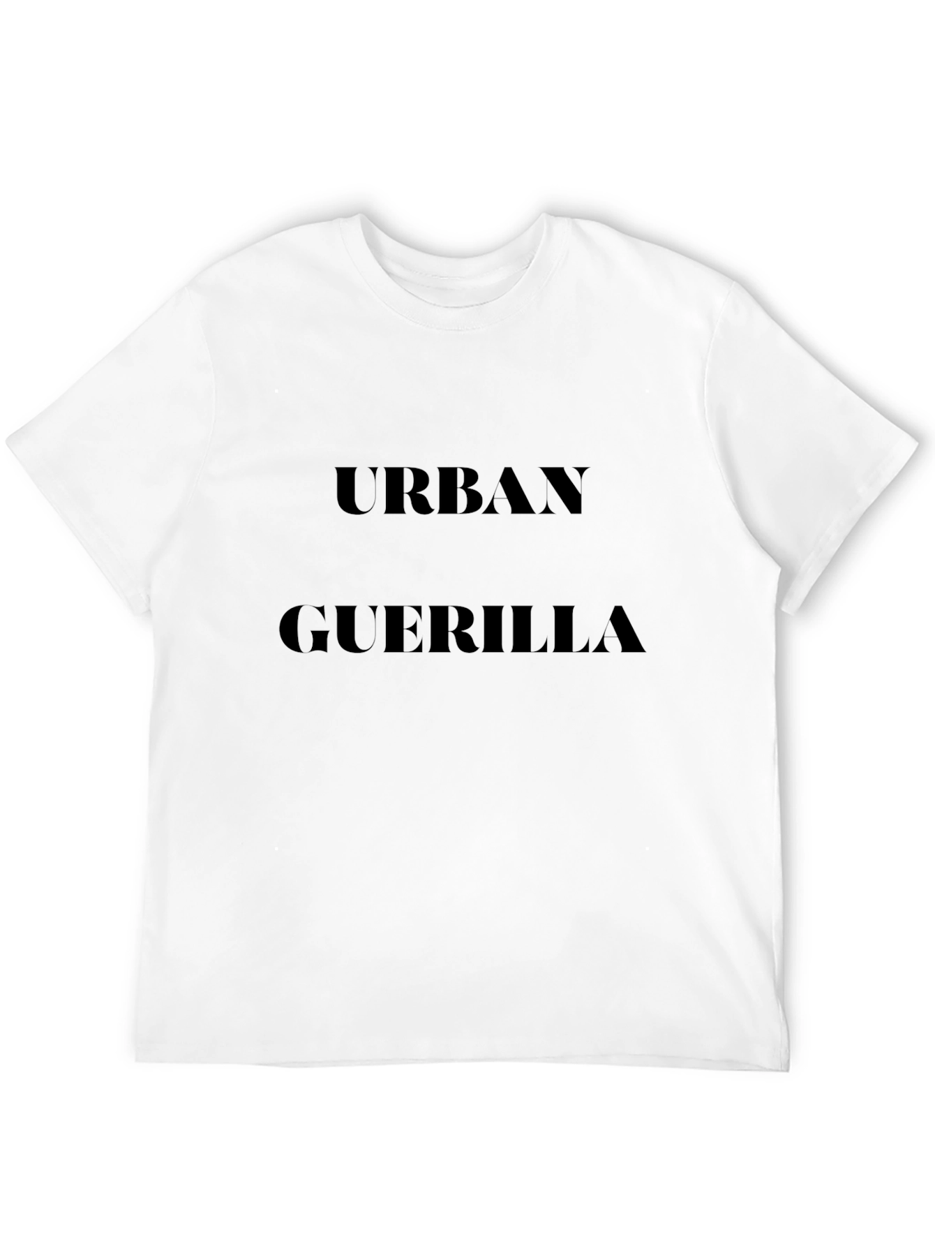 Urban Guerrilla Black Graphic Tee