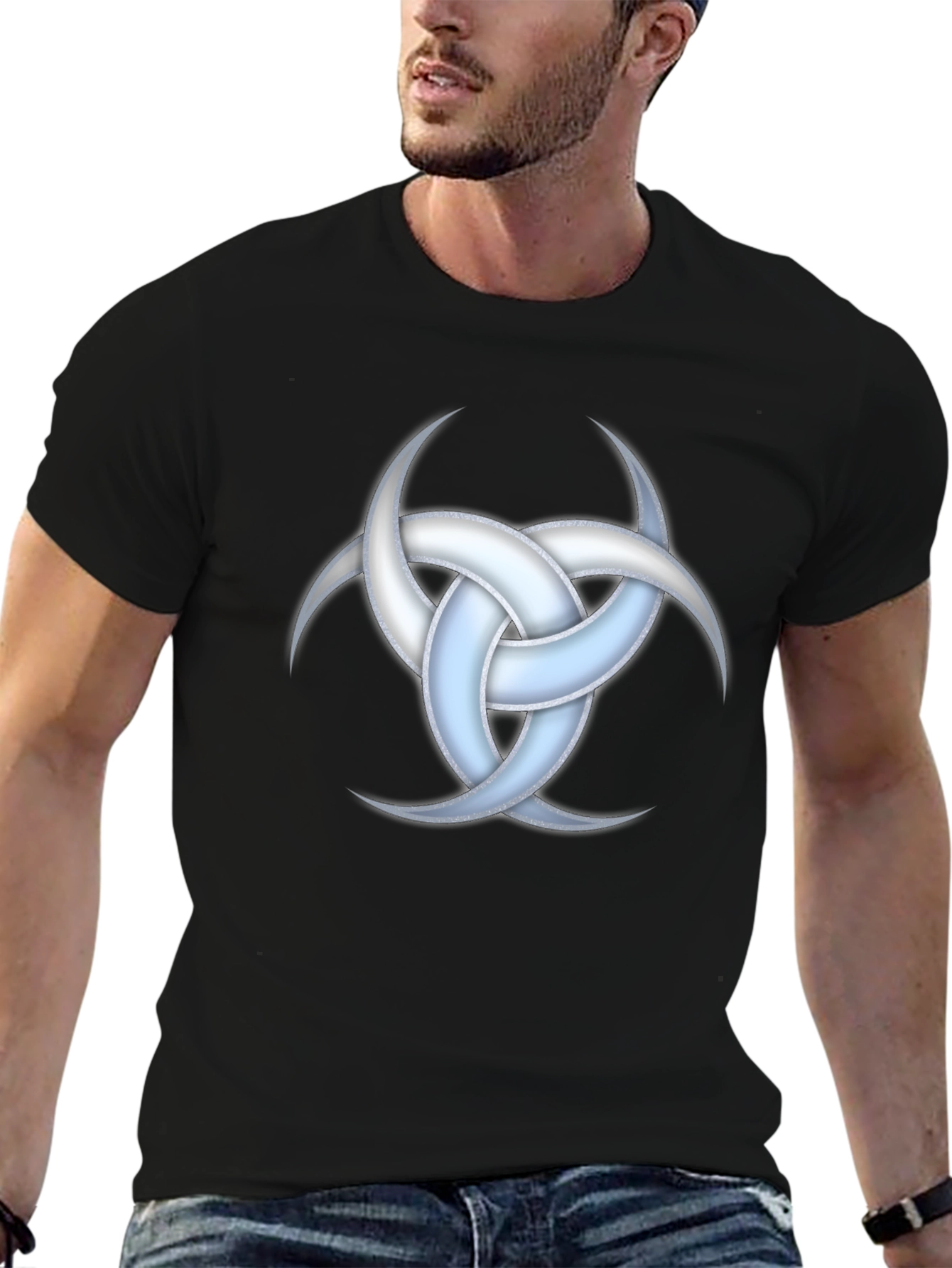 Triple Horn T-Shirt - Pagan Symbol