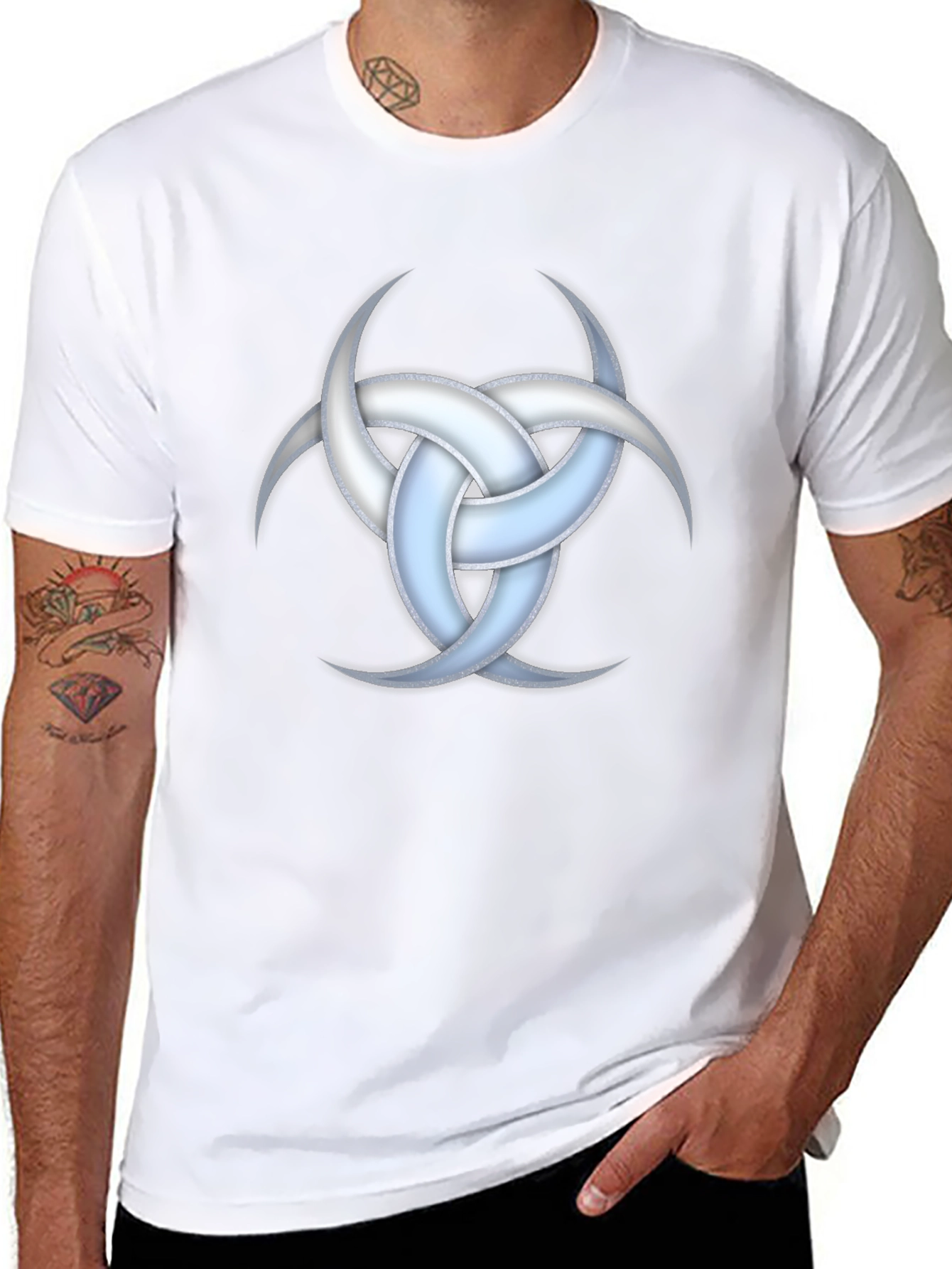 Triple Horn T-Shirt - Pagan Symbol
