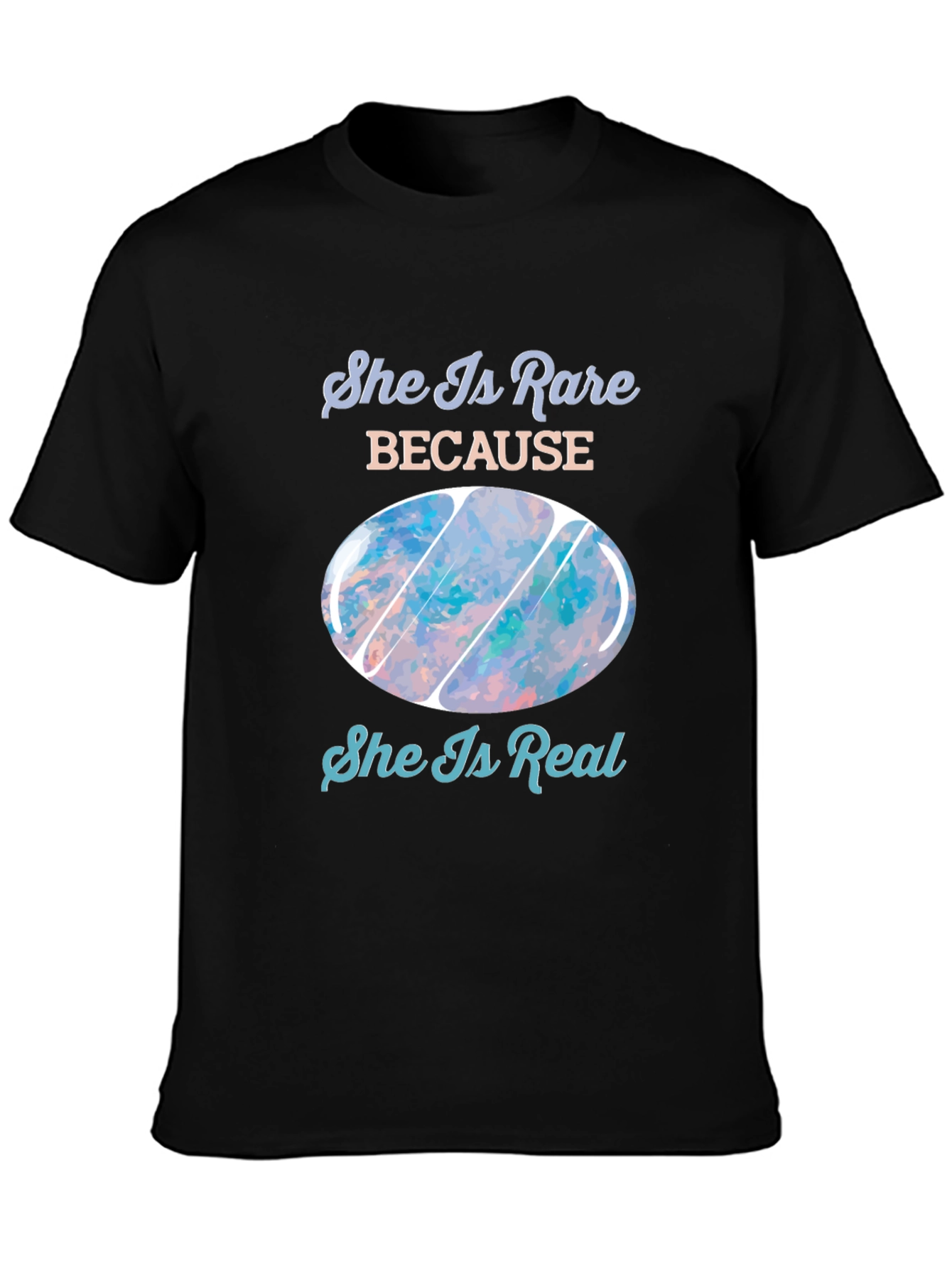 Rare and Real Gemstone Design T-Shirt