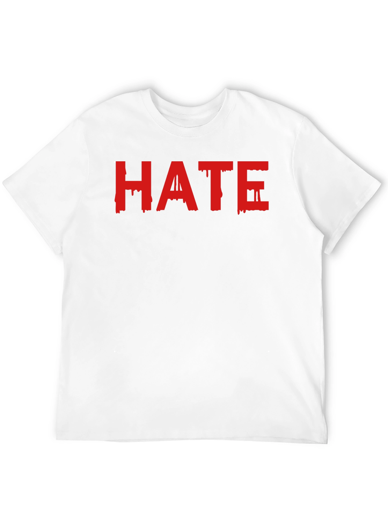 HATE Graphic Tee - Bold Statement Casual Style