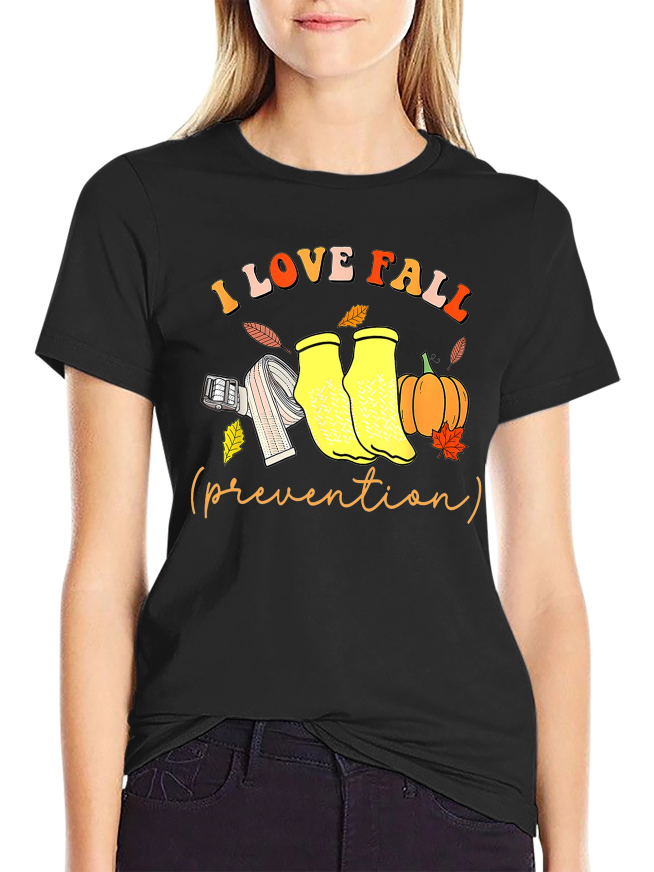 I Love Fall Prevention T-Shirt
