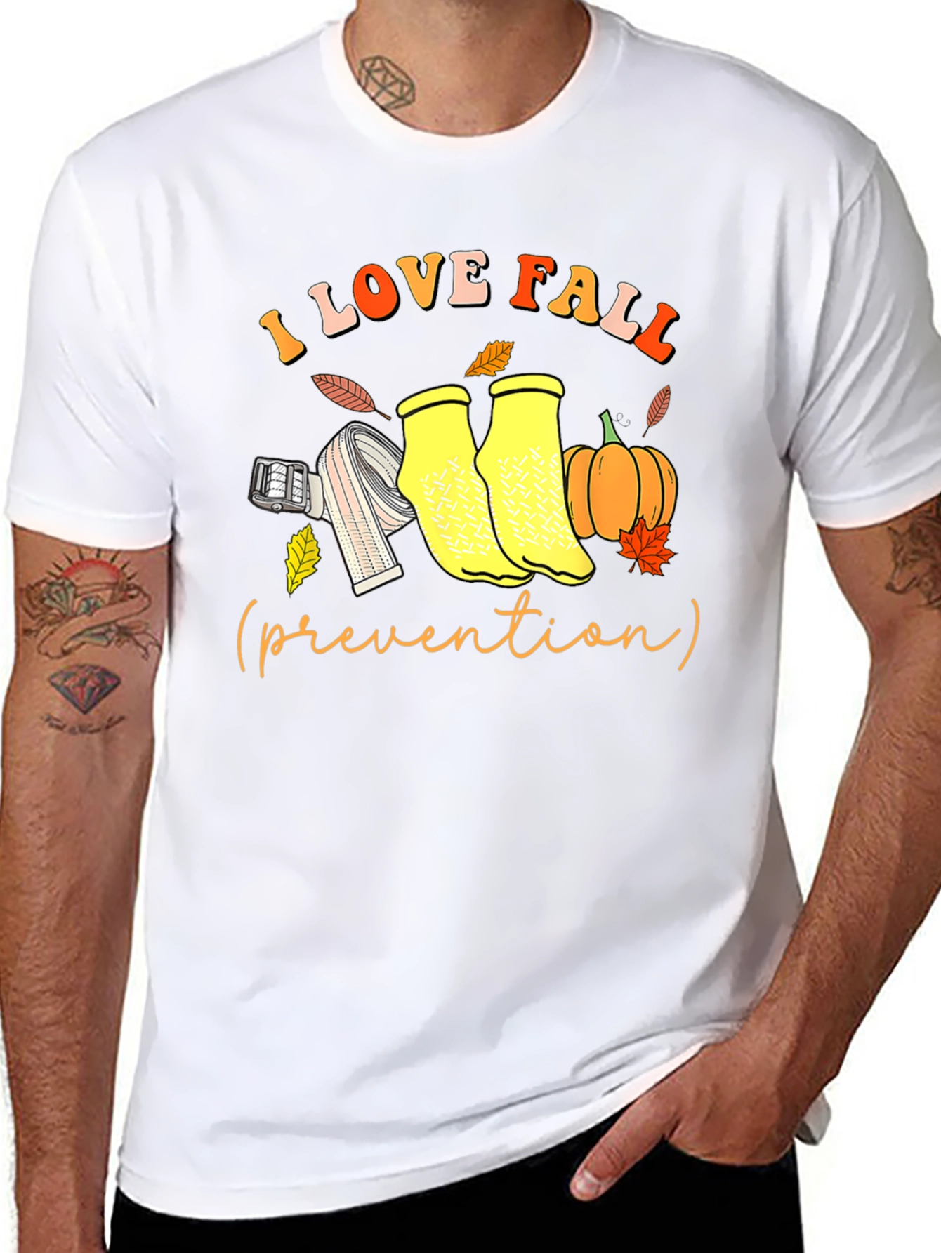 I Love Fall Prevention T-Shirt
