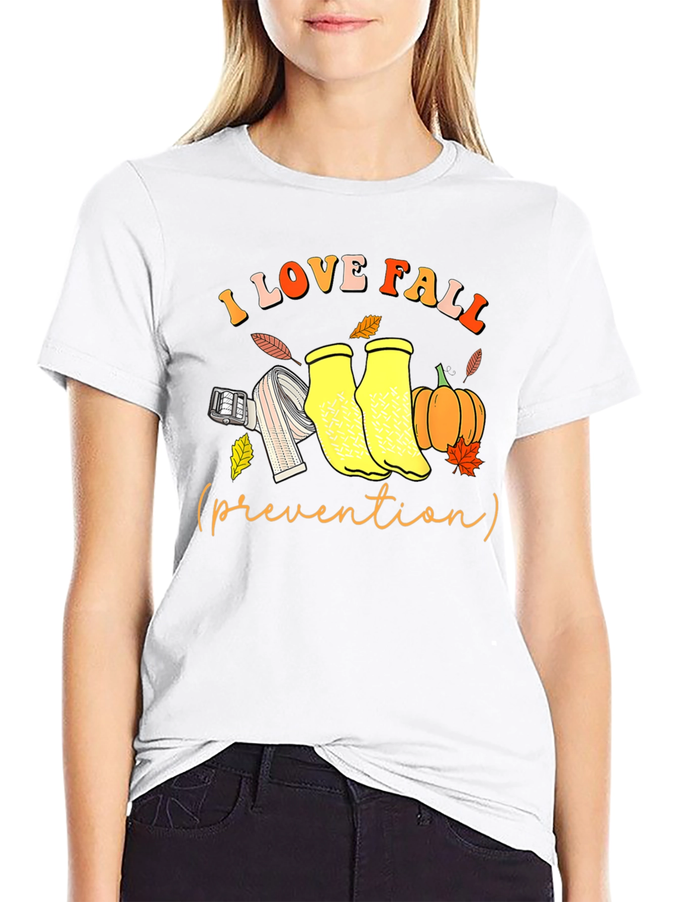 I Love Fall Prevention T-Shirt