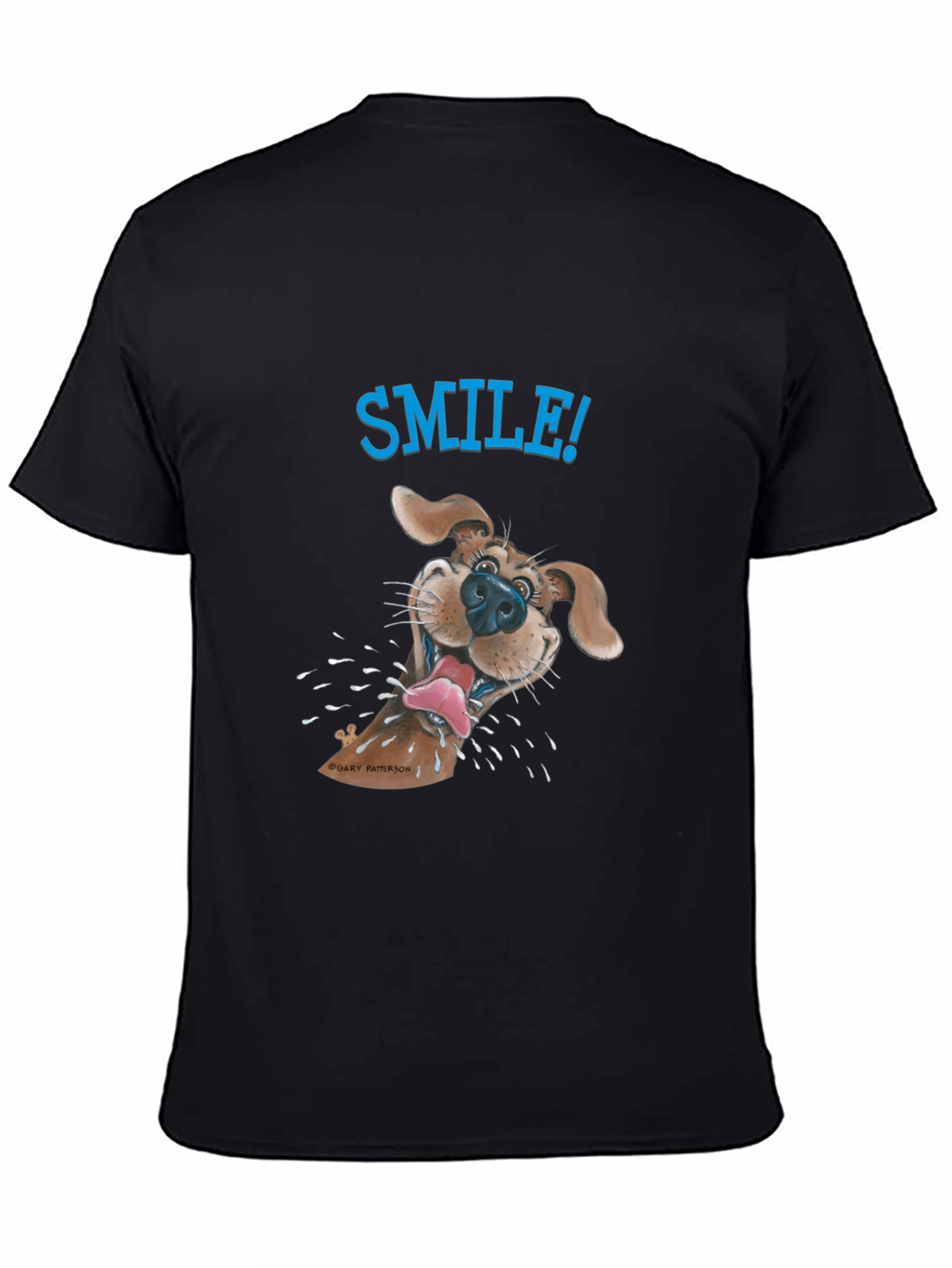 Smile! Dog Graphic Tee - Fun & Casual