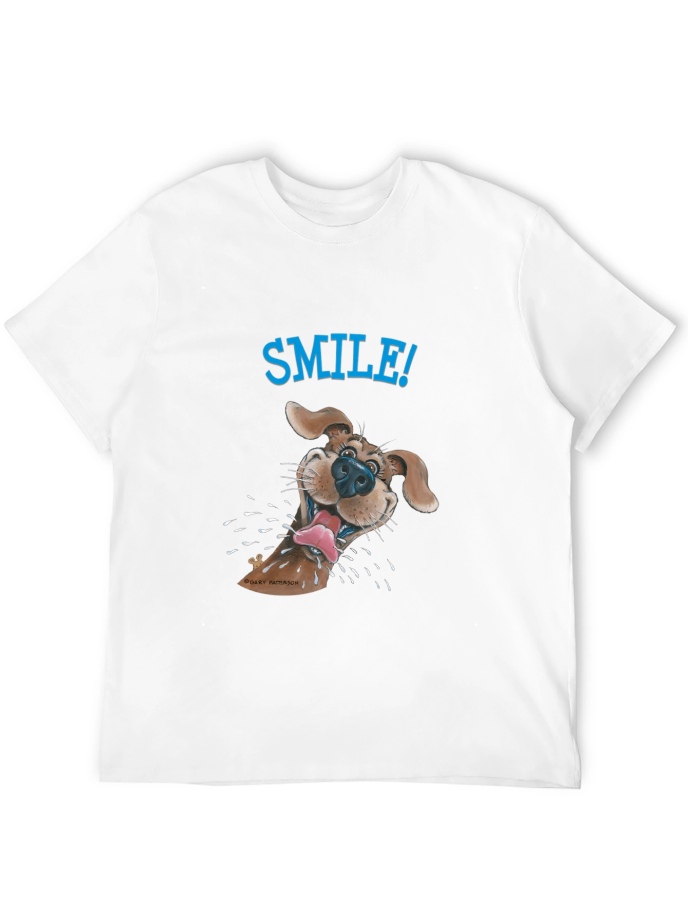 Smile! Dog Graphic Tee - Fun & Casual