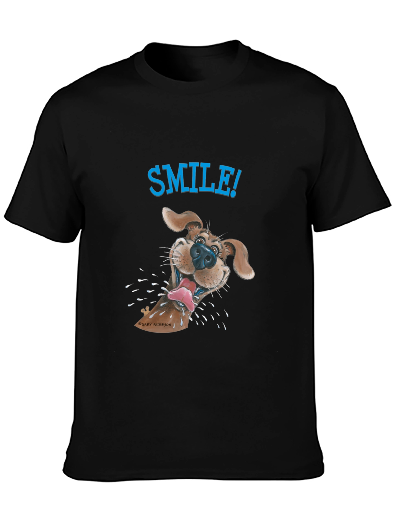Smile! Dog Graphic Tee - Fun & Casual