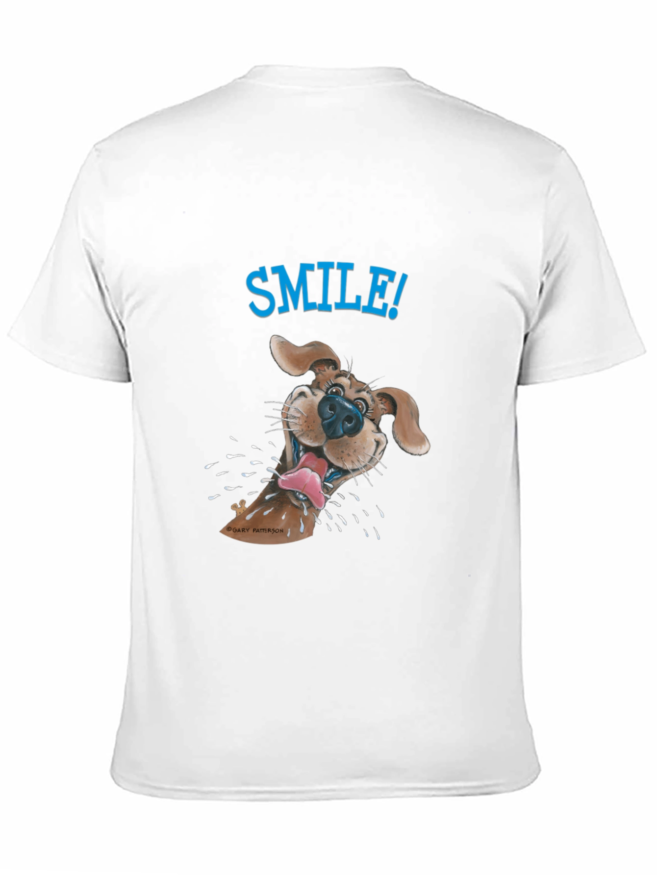 Smile! Dog Graphic Tee - Fun & Casual