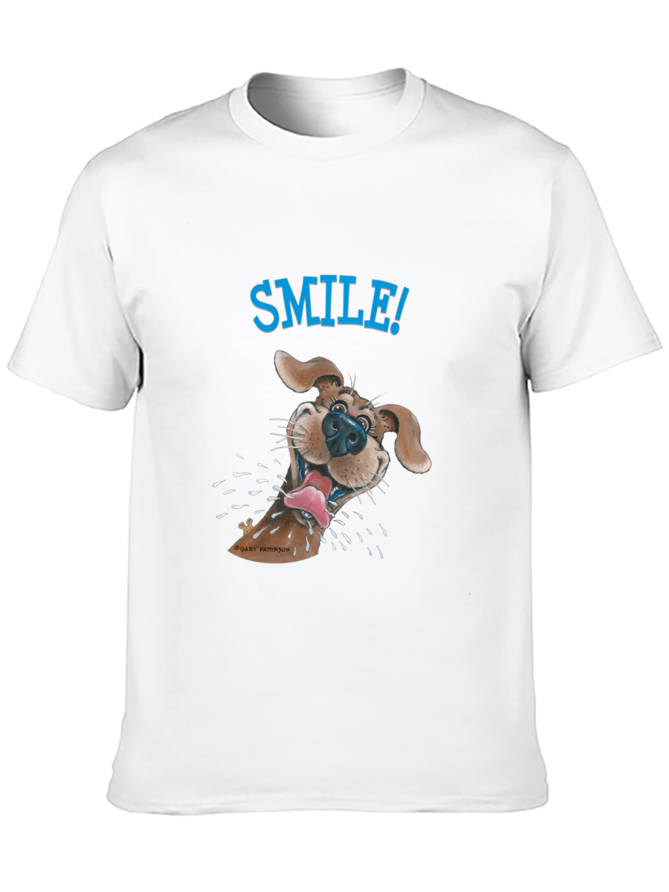 Smile! Dog Graphic Tee - Fun & Casual