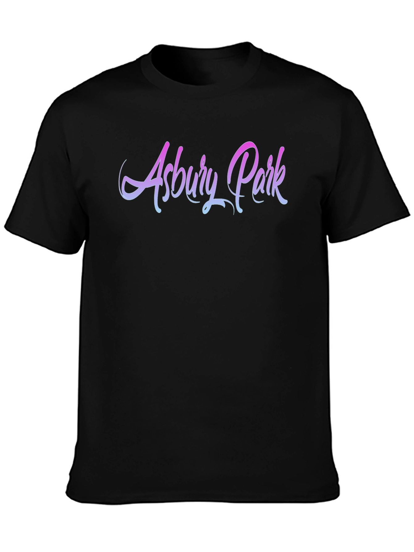 Asbury Park Gradient Text Graphic Tee